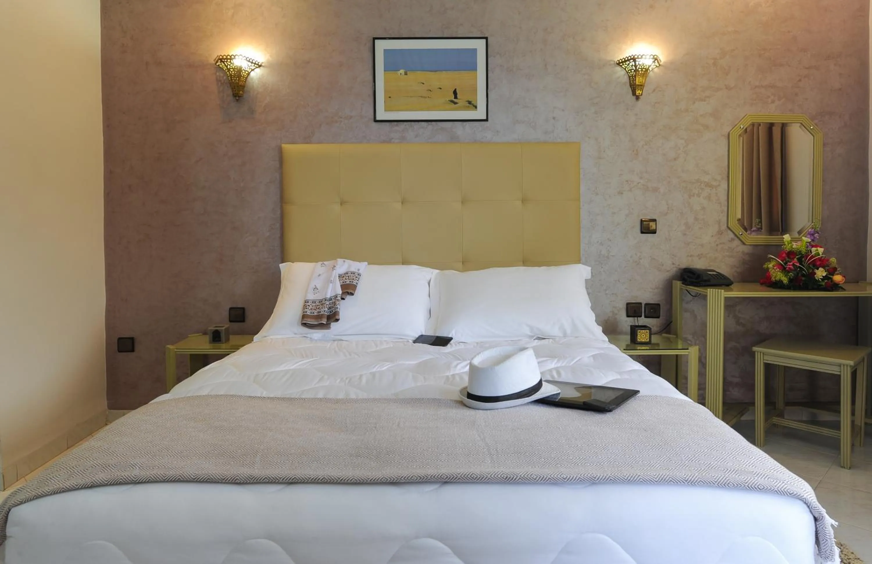 Decorative detail, Bed in Appart-Hotel Amina Resort &amp; Spa