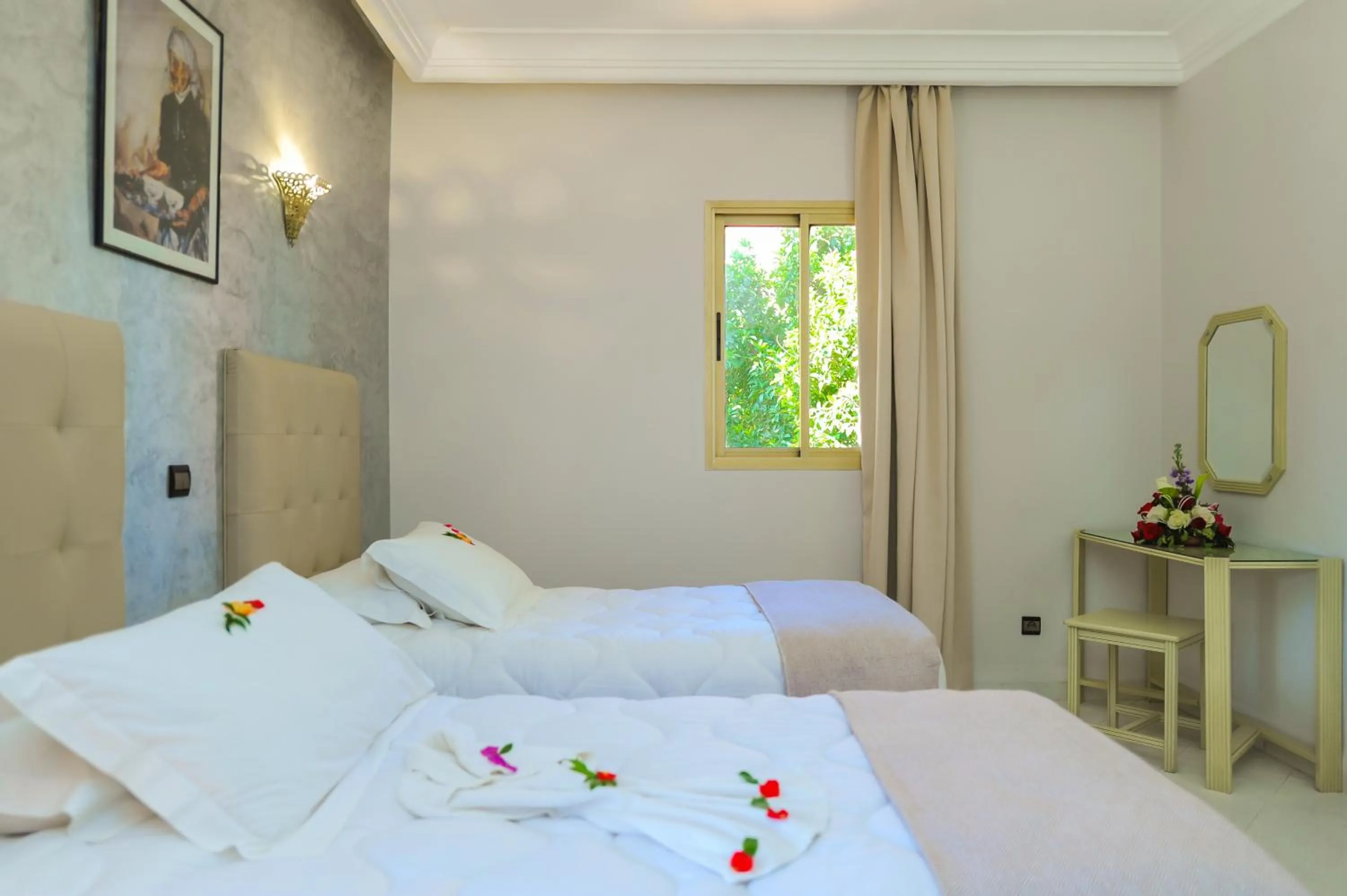 Decorative detail, Bed in Appart-Hotel Amina Resort &amp; Spa