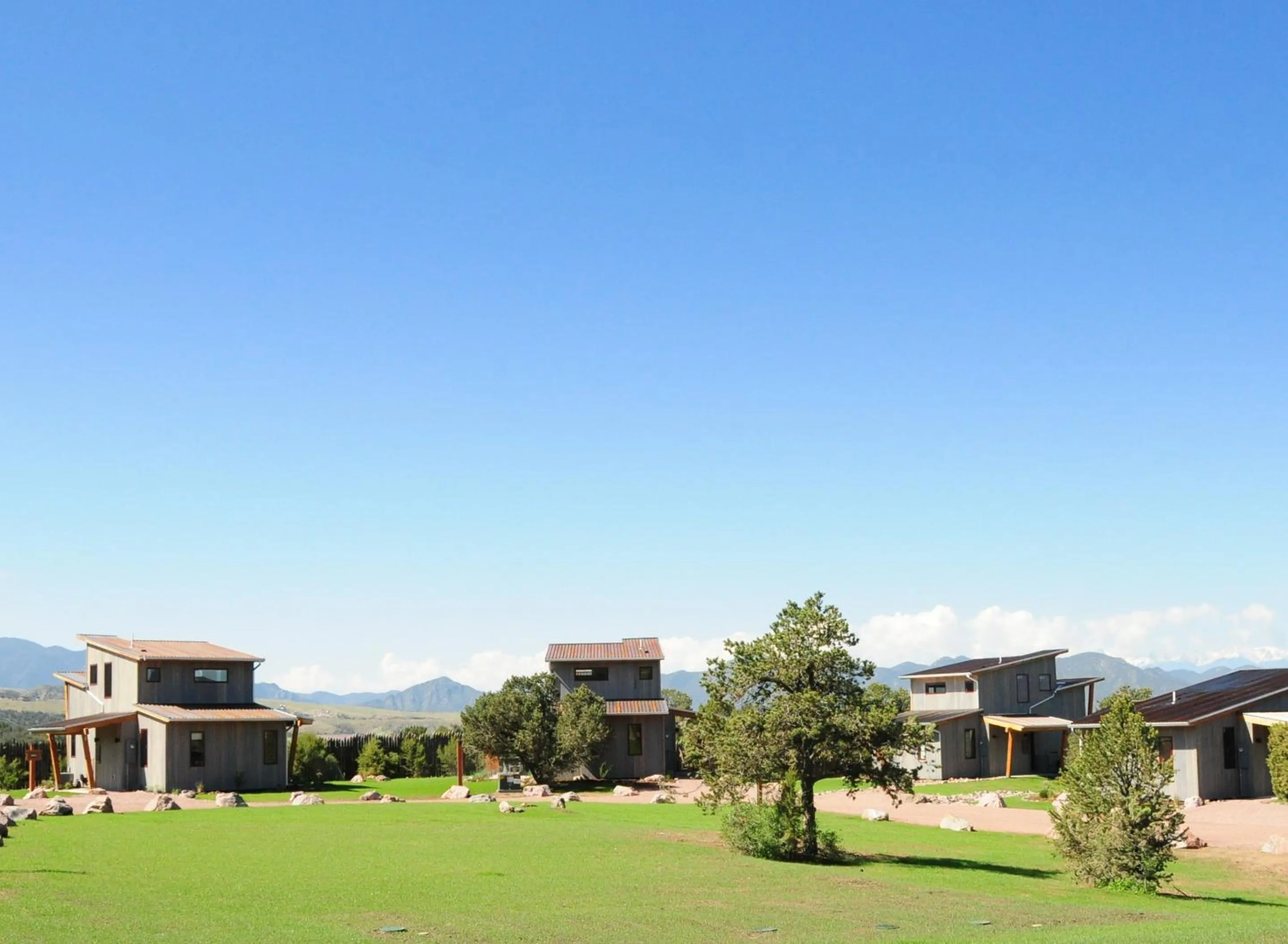 Bird's eye view in Royal Gorge Cabins