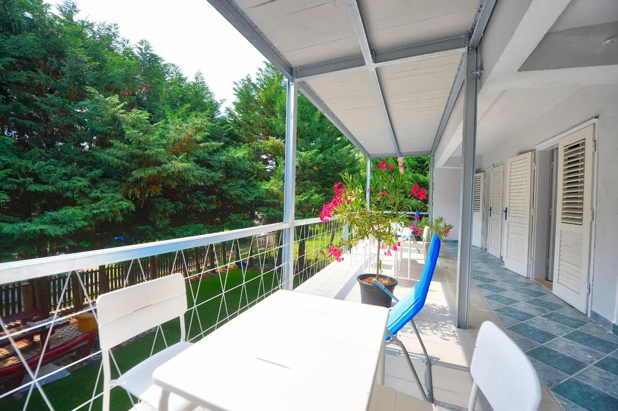 Balcony/Terrace in Villa Oliver 3 Siófok