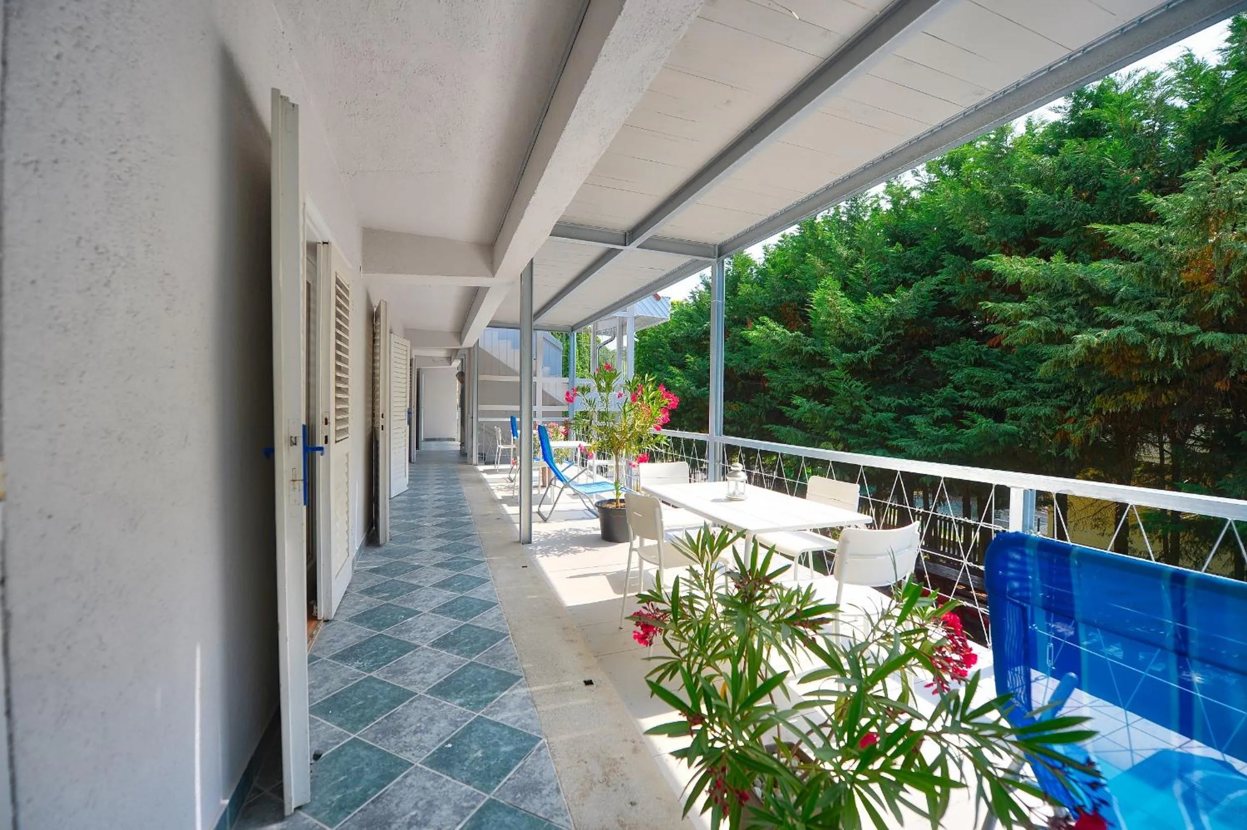 Balcony/Terrace in Villa Oliver 3 Siófok