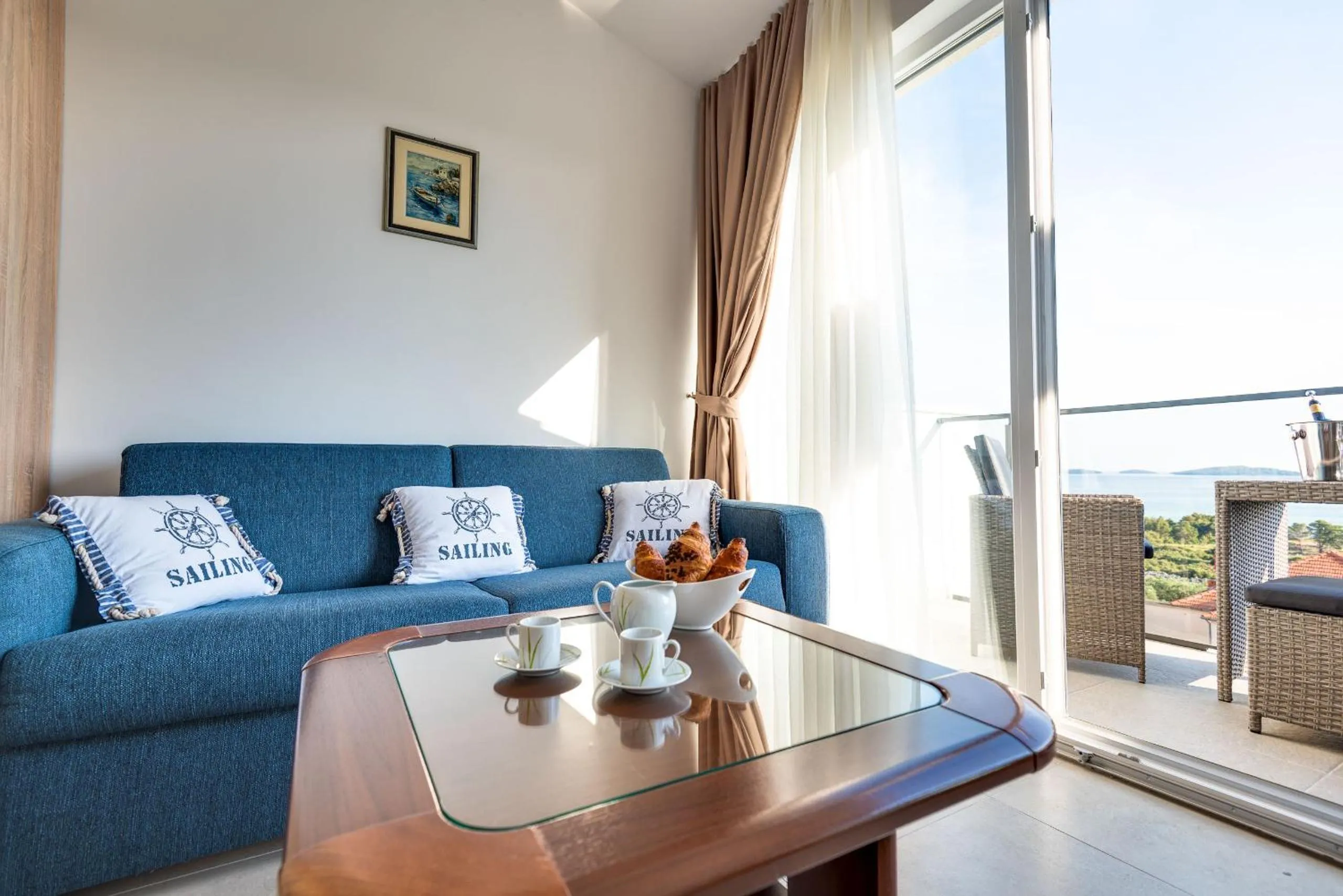 Living room in Croatica Suites Podsolarsko