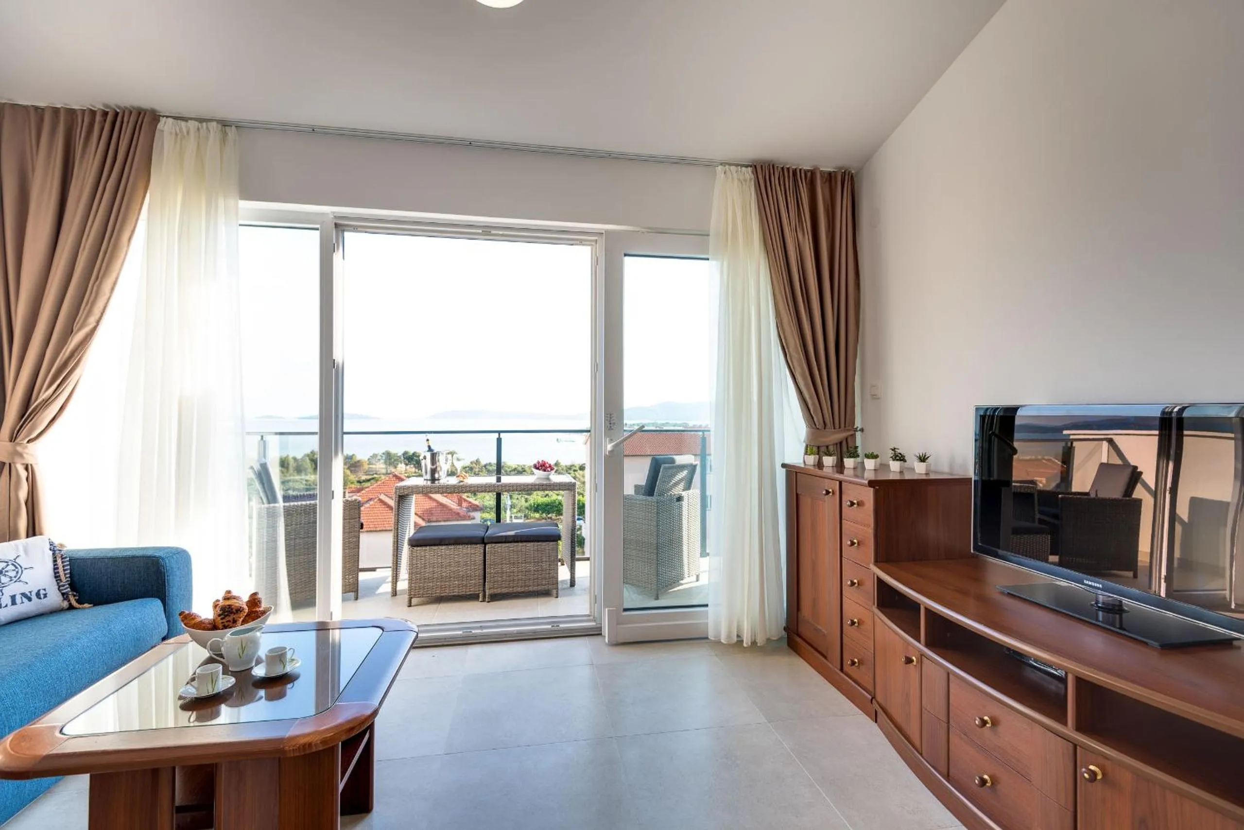 Balcony/Terrace in Croatica Suites Podsolarsko