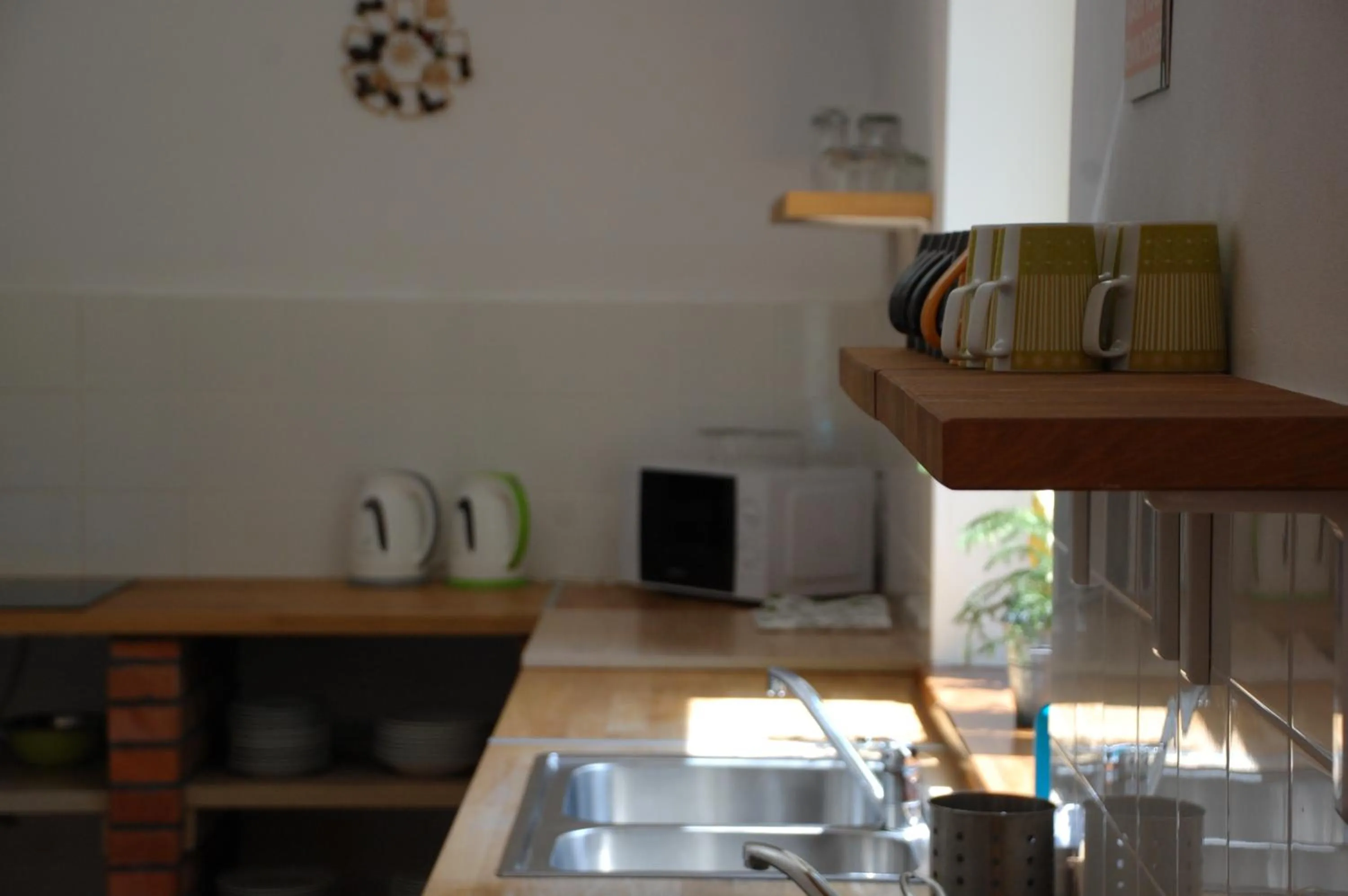 Communal kitchen in Willa Rudy