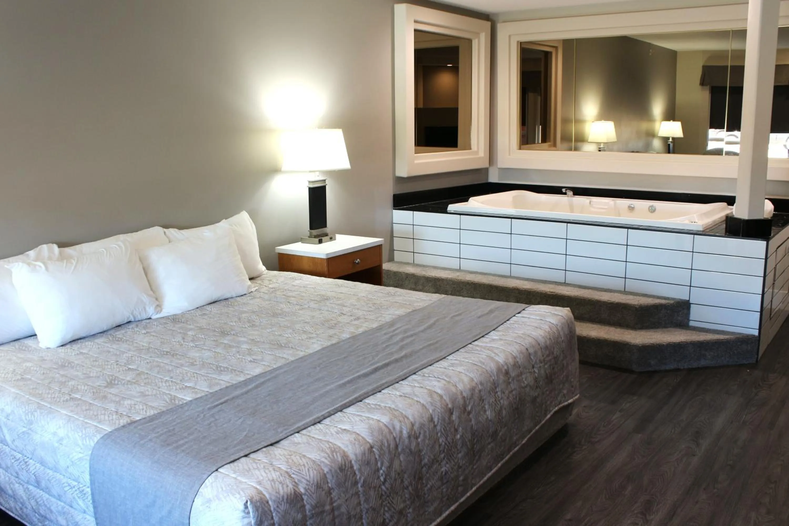 Bed in Western Budget Motel #1 Leduc/Nisku