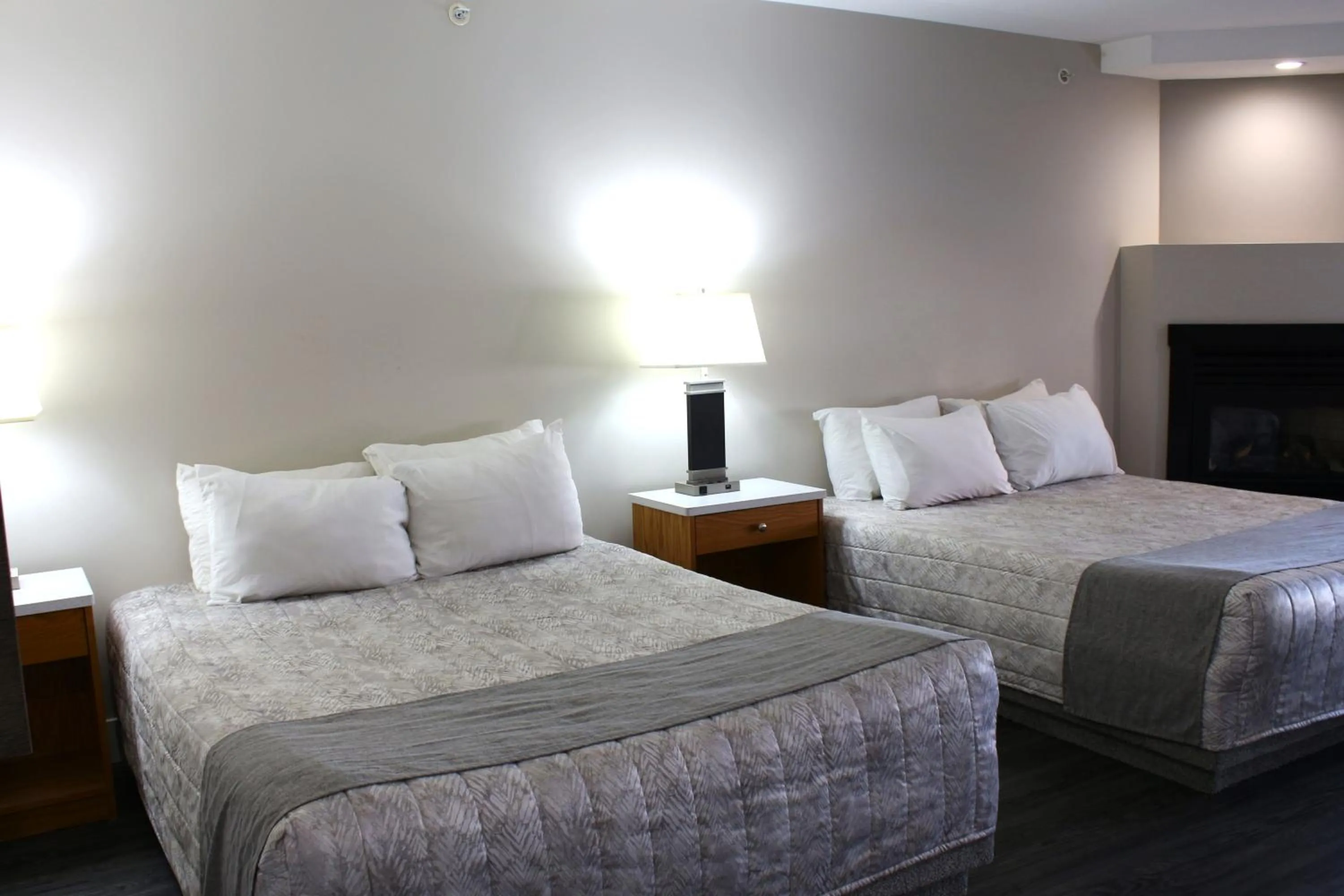 Bed in Western Budget Motel #1 Leduc/Nisku