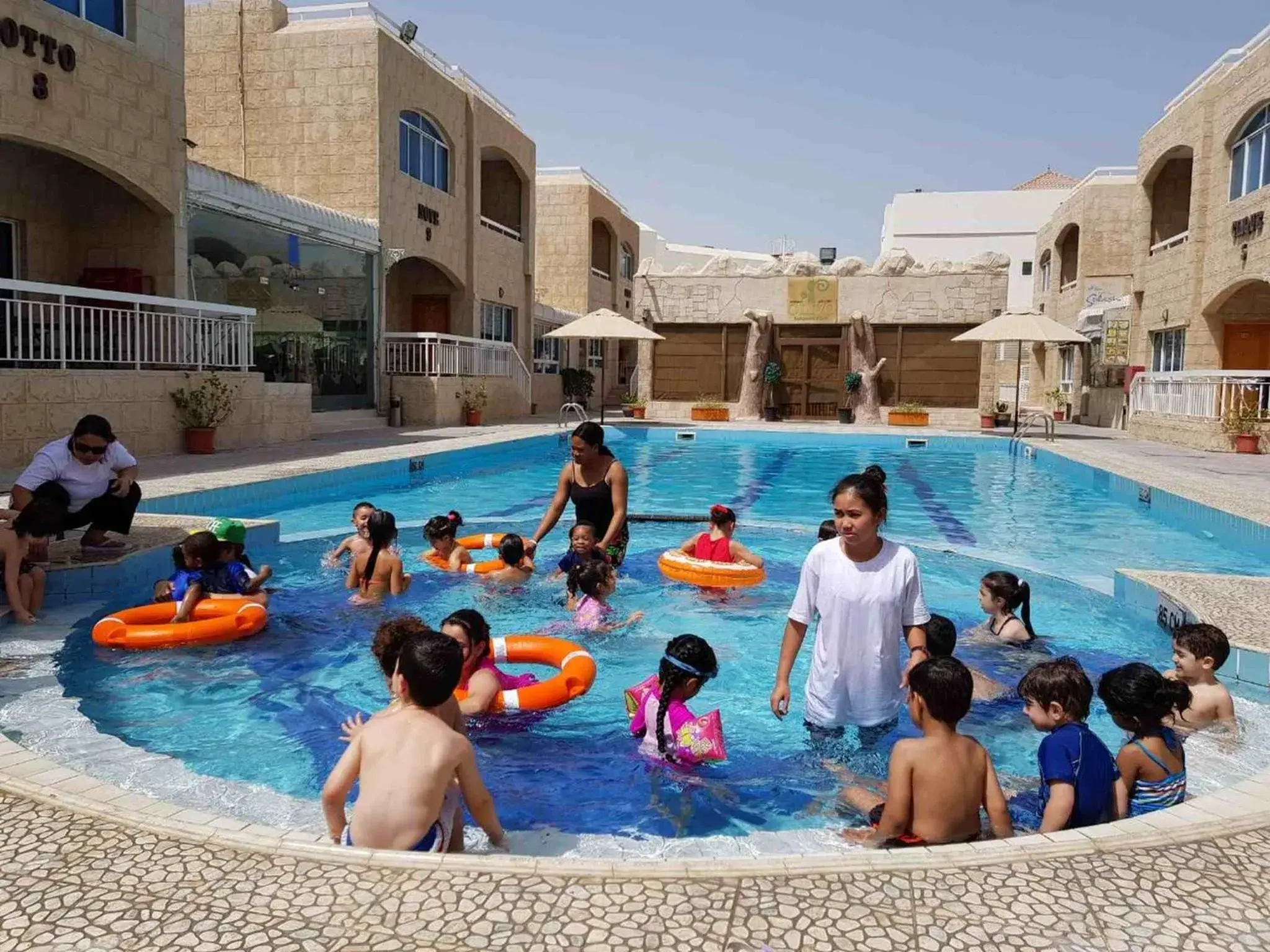 Swimming pool in Verona Resorts Sharjah Swimming pool in Verona Resorts Sharjah