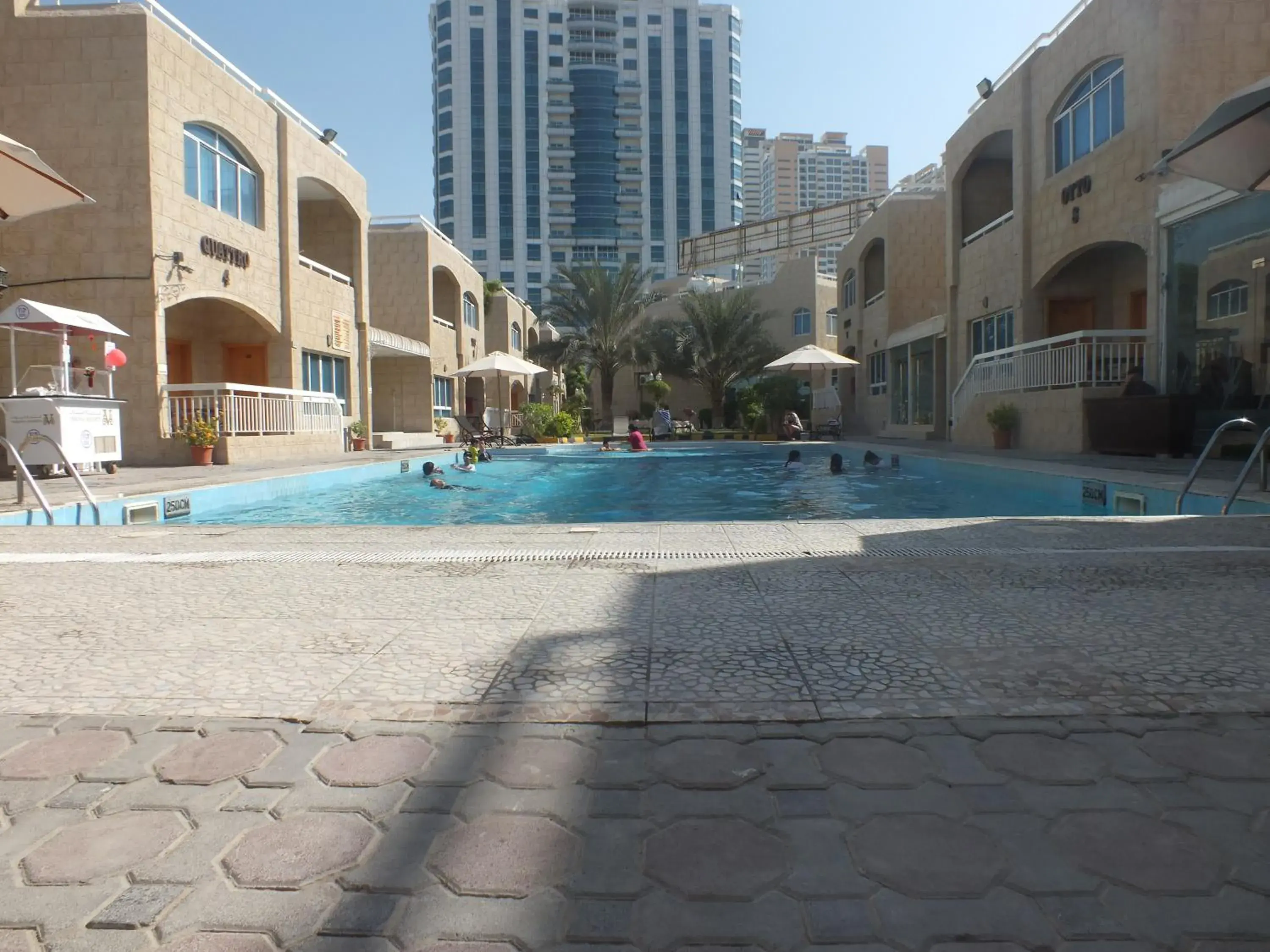 Pool view in Verona Resorts Sharjah Pool view in Verona Resorts Sharjah