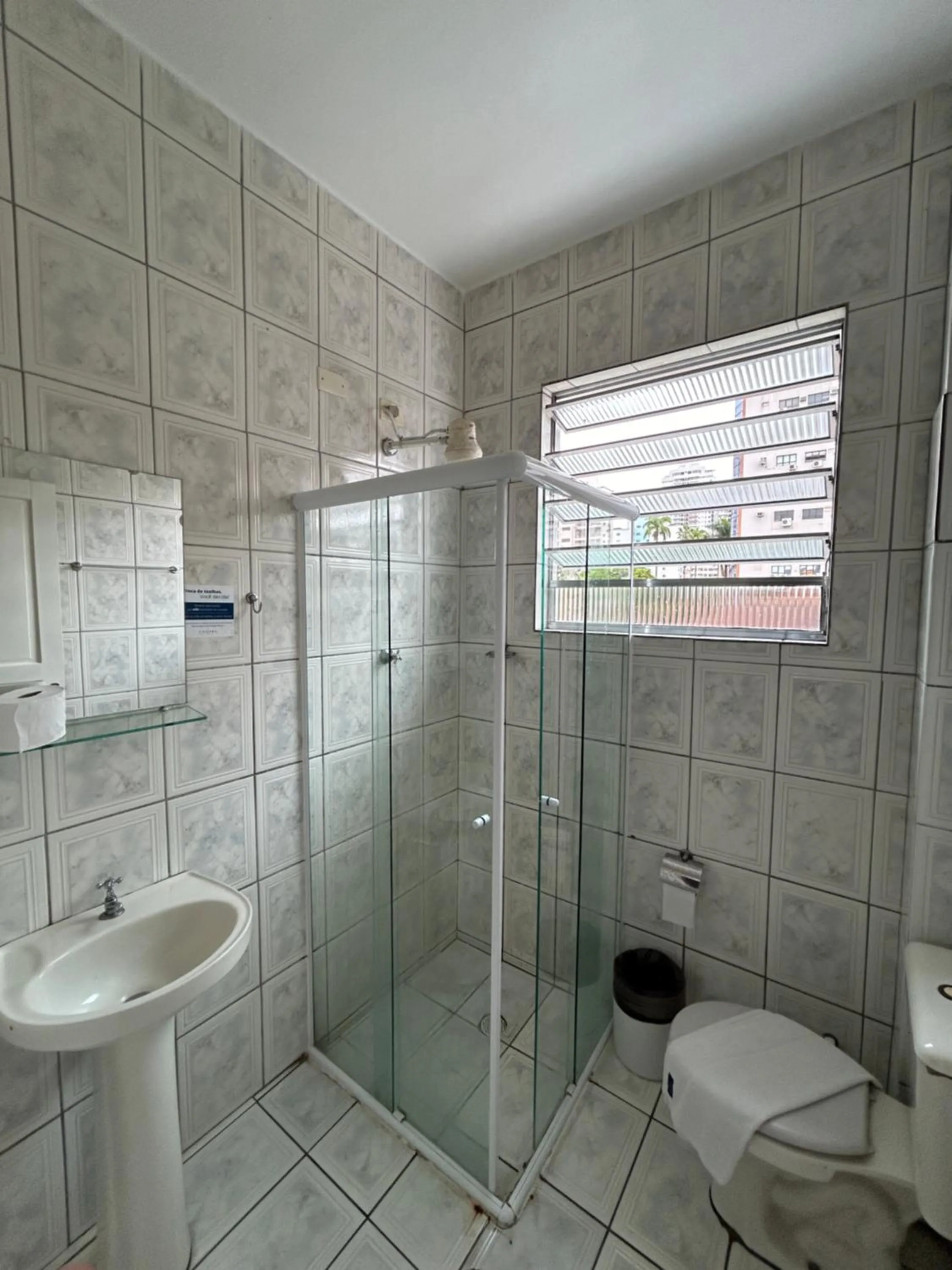 Shower in Caiçara Hotel