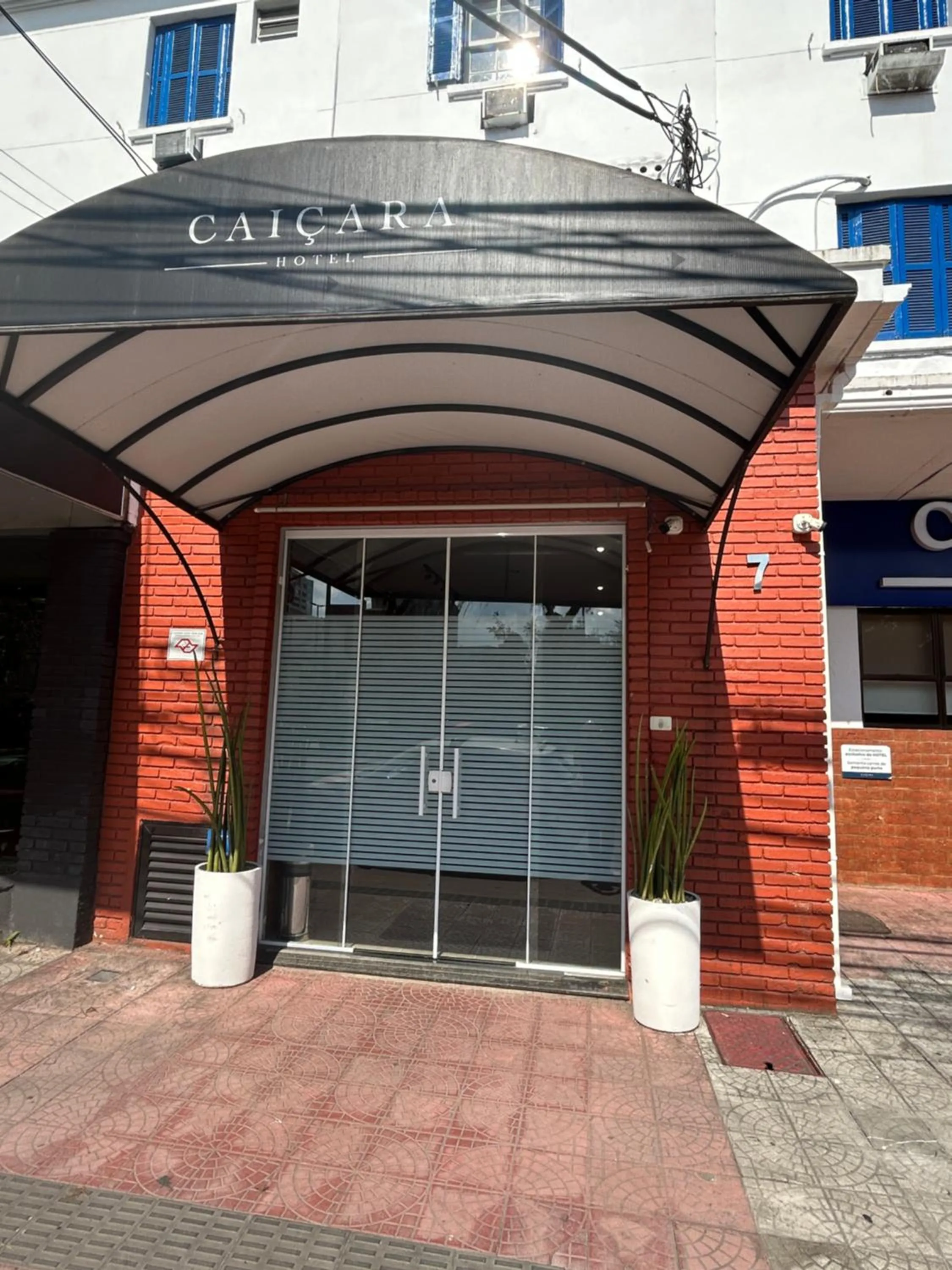 Facade/entrance in Caiçara Hotel