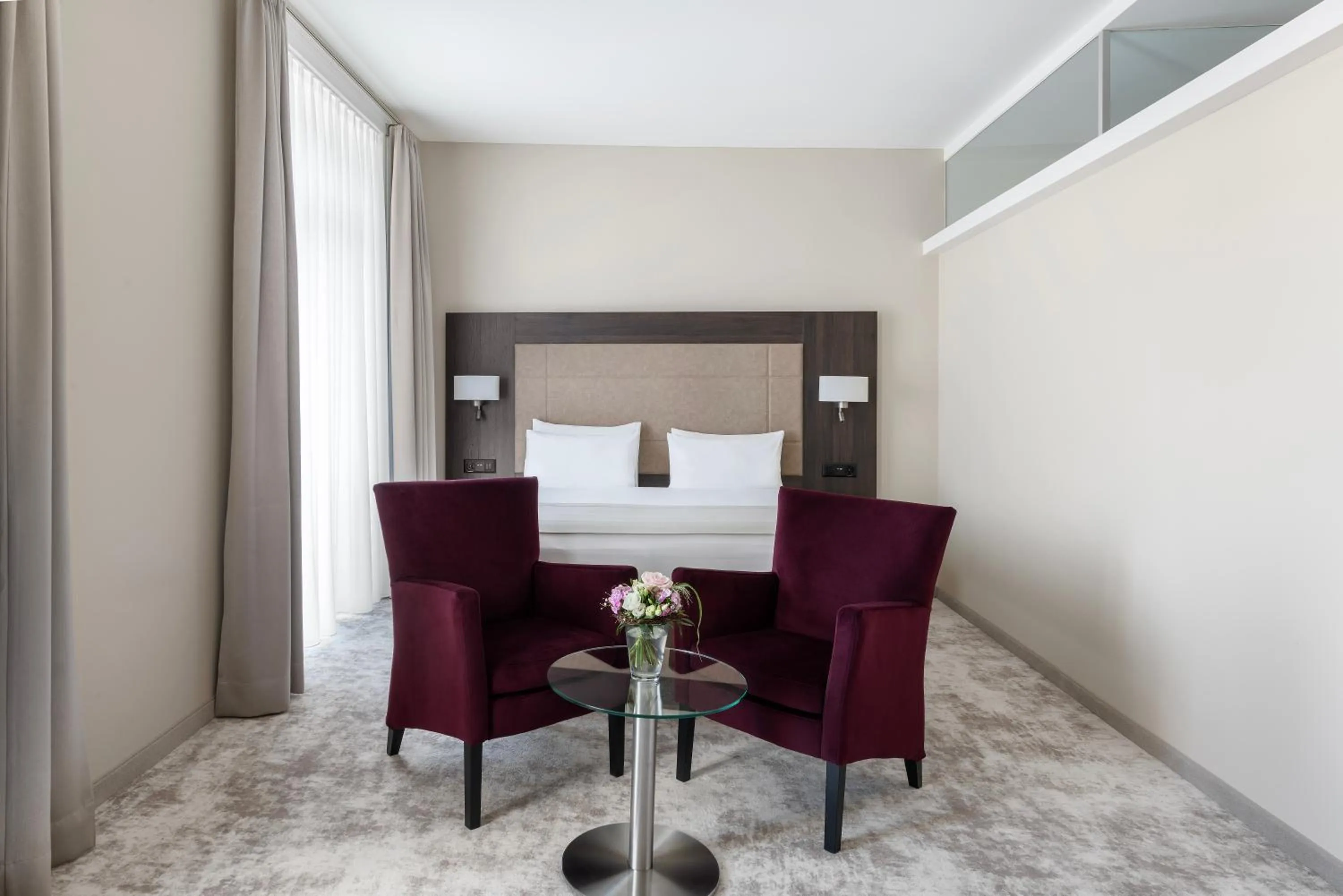 Bed in Grand Hotel Europe