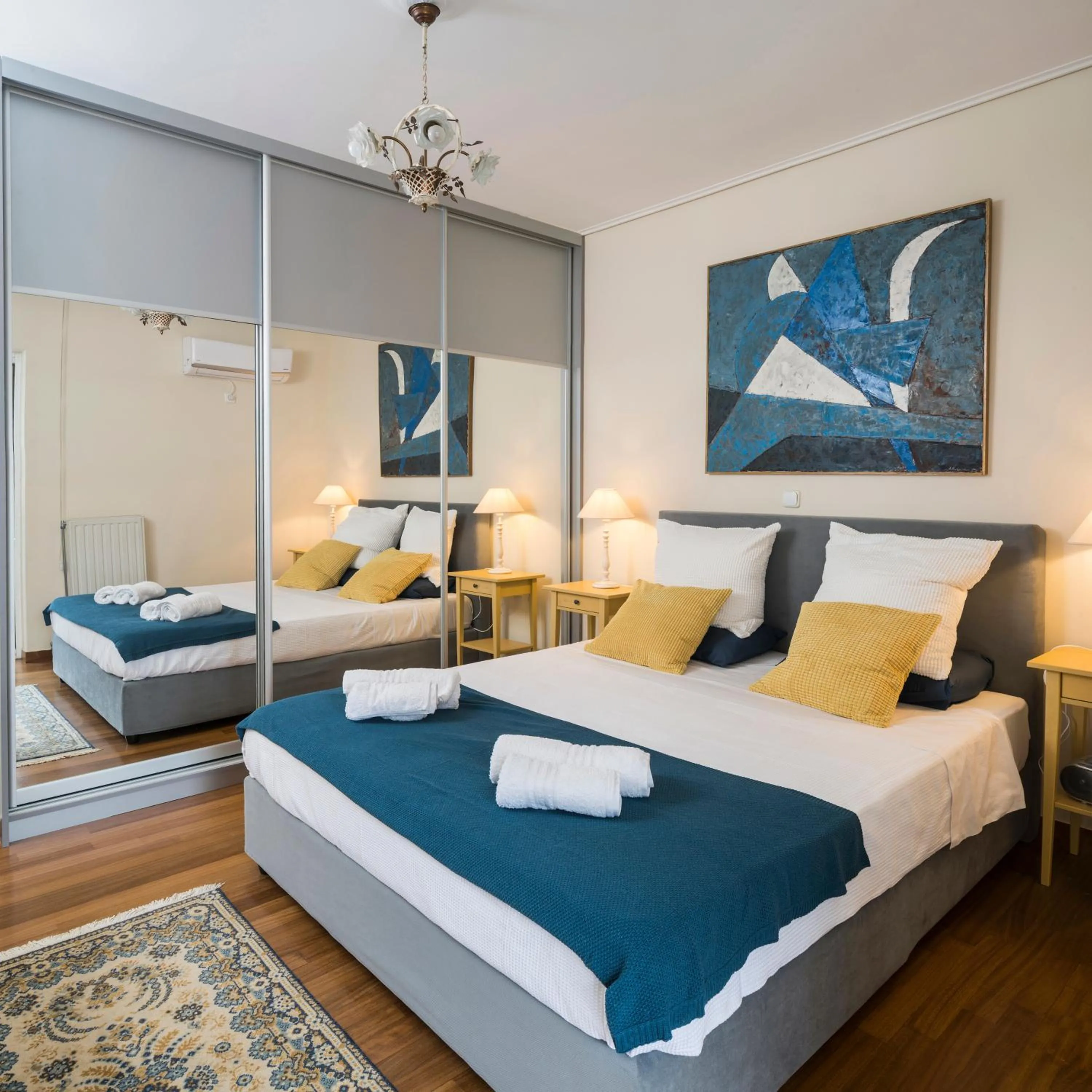 Bedroom, Bed in Unique Flat with Sea View at Edem Beach - A Seafront Property by Athenian Homes