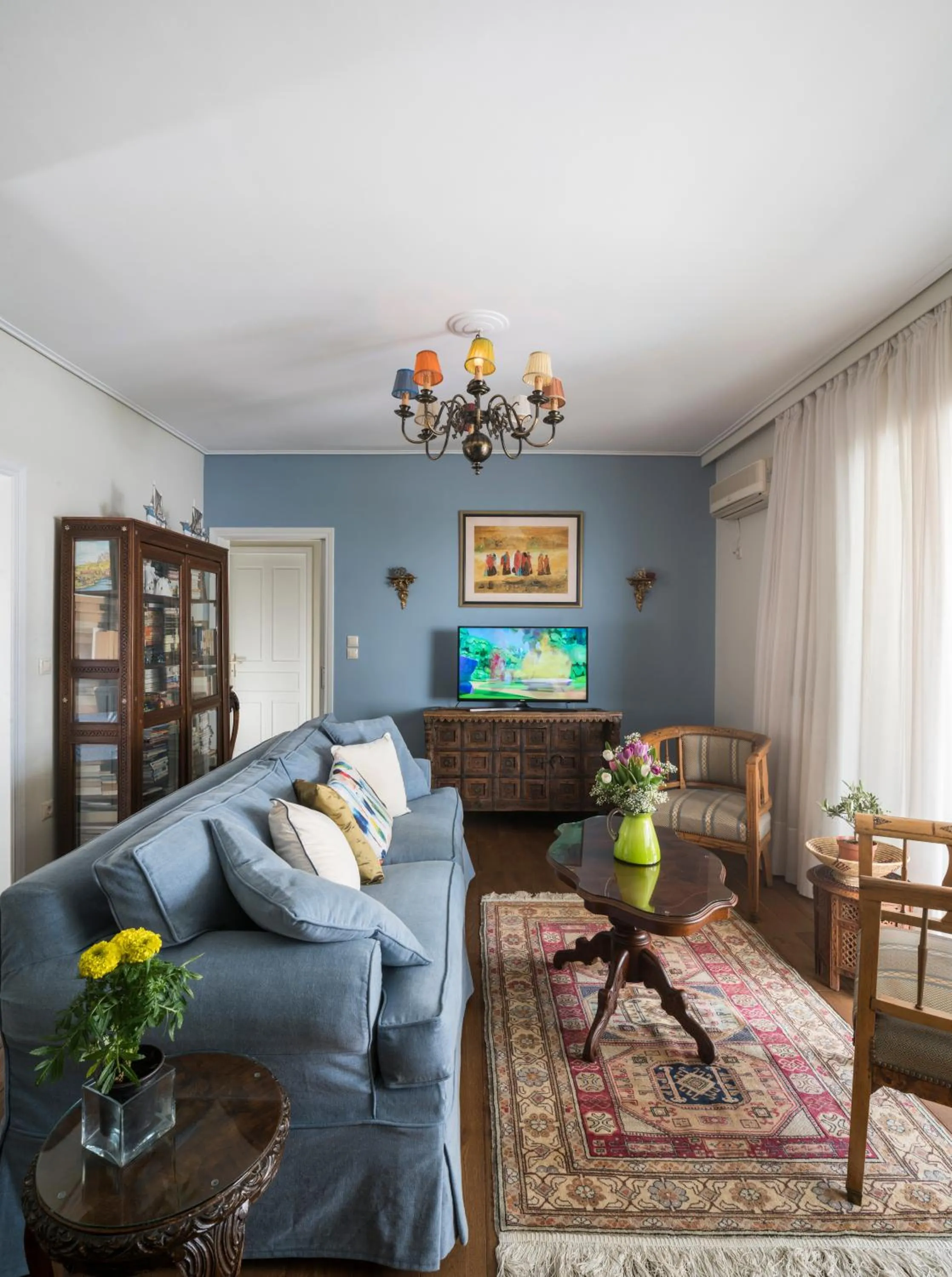 Living room in Unique Flat with Sea View at Edem Beach - A Seafront Property by Athenian Homes
