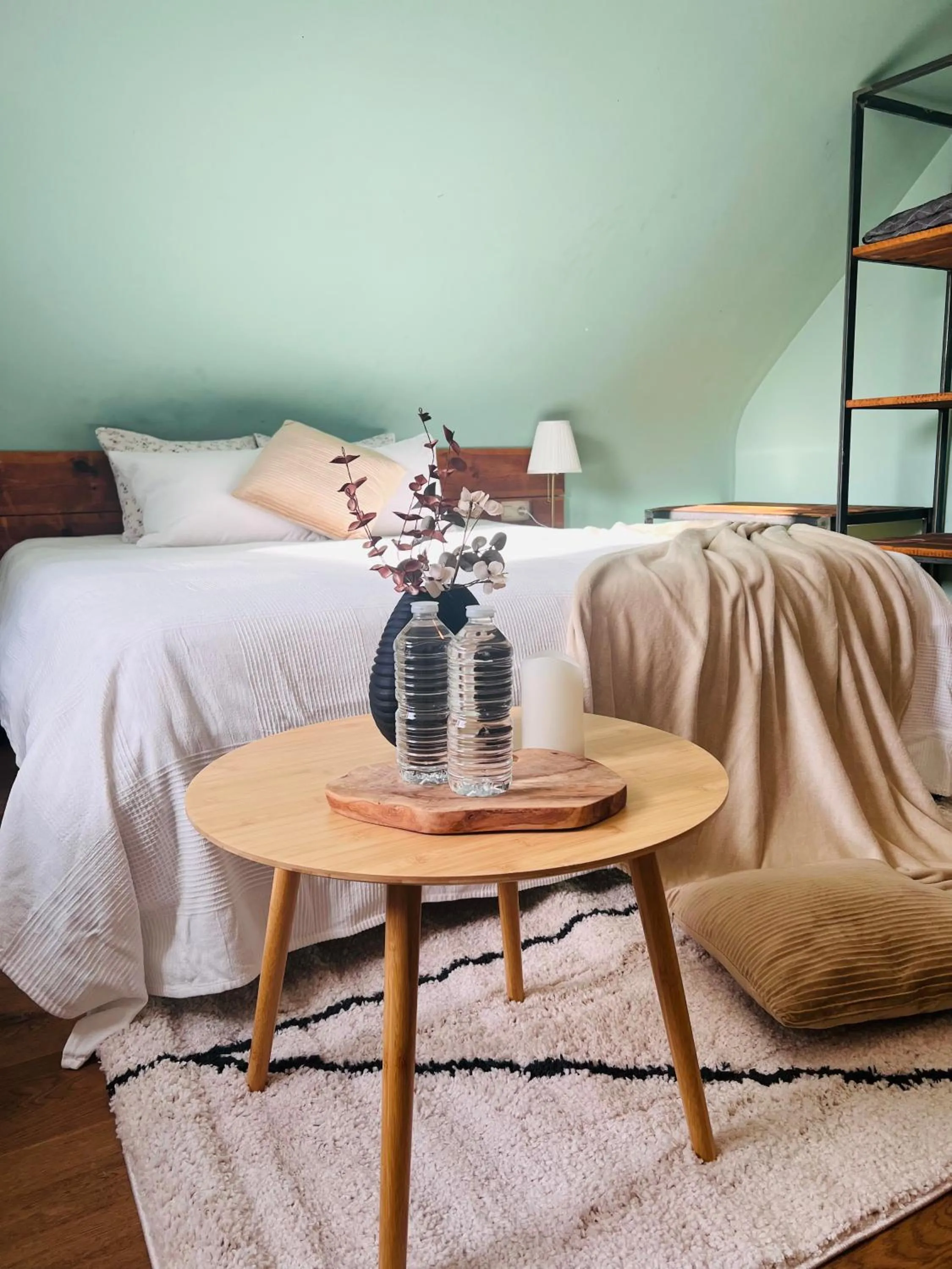 Bed in Mes Caprices B&B Villa Mosan Bord de Meuse