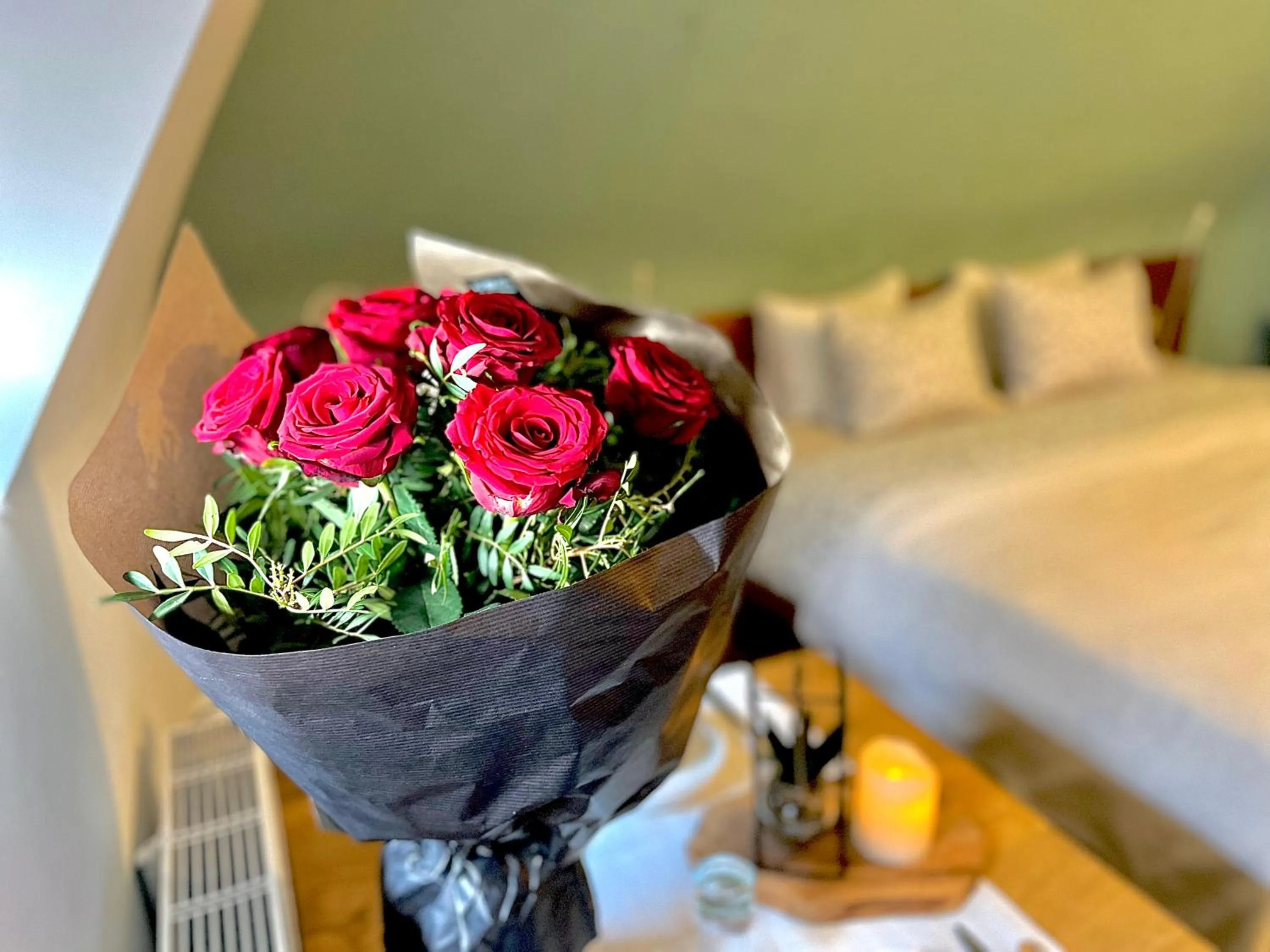 Bed in Mes Caprices B&B Villa Mosan Bord de Meuse