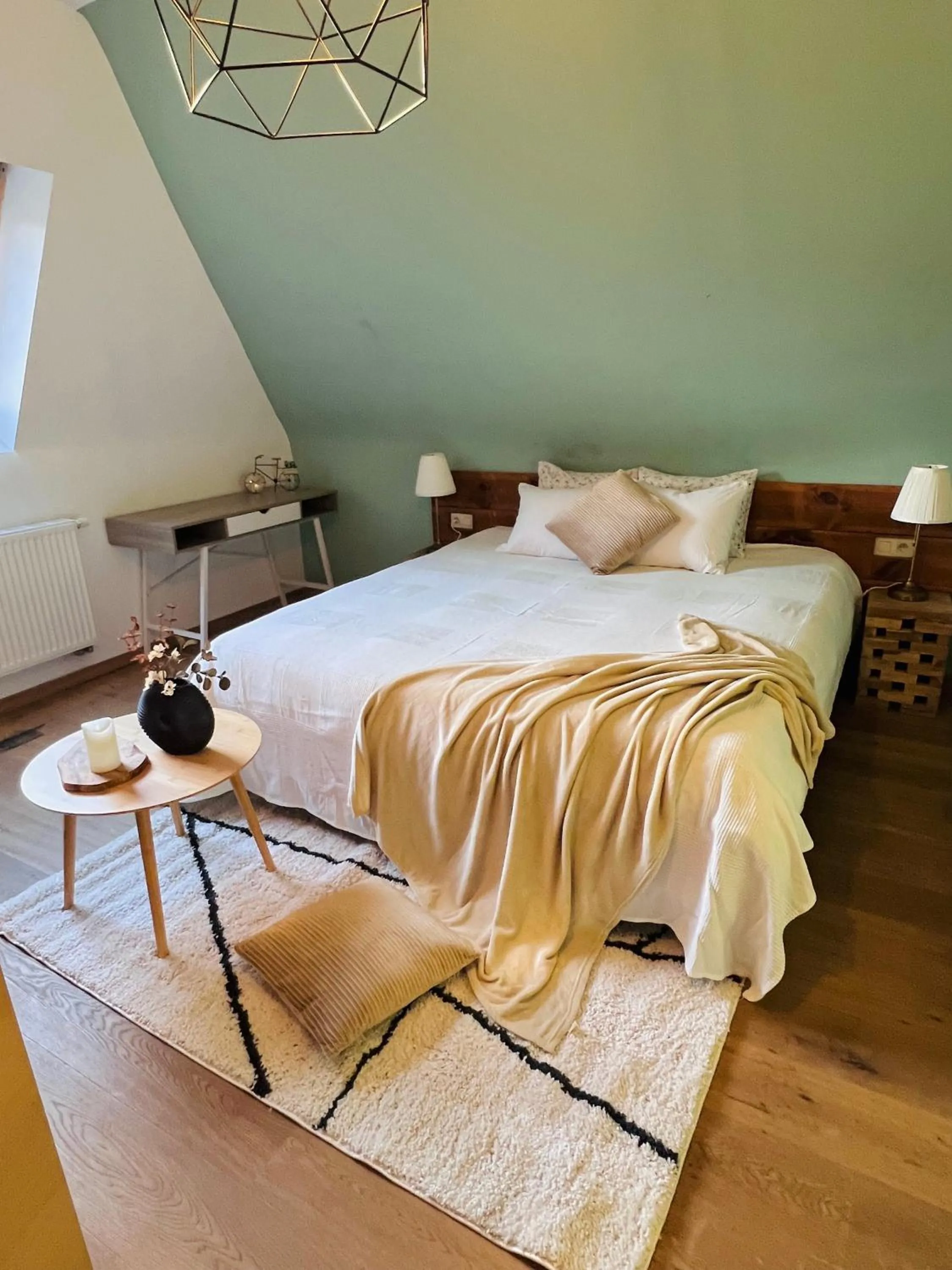 Bed in Mes Caprices B&B Villa Mosan Bord de Meuse