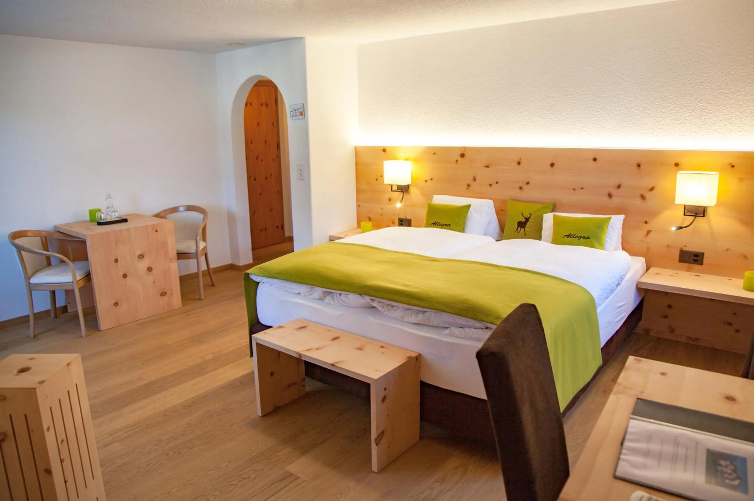 Bed in Wellnesshotel Liun