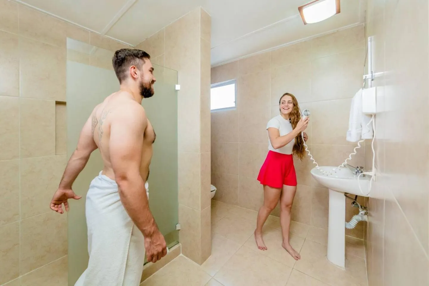 Bathroom in Hotel Maria del Carmen
