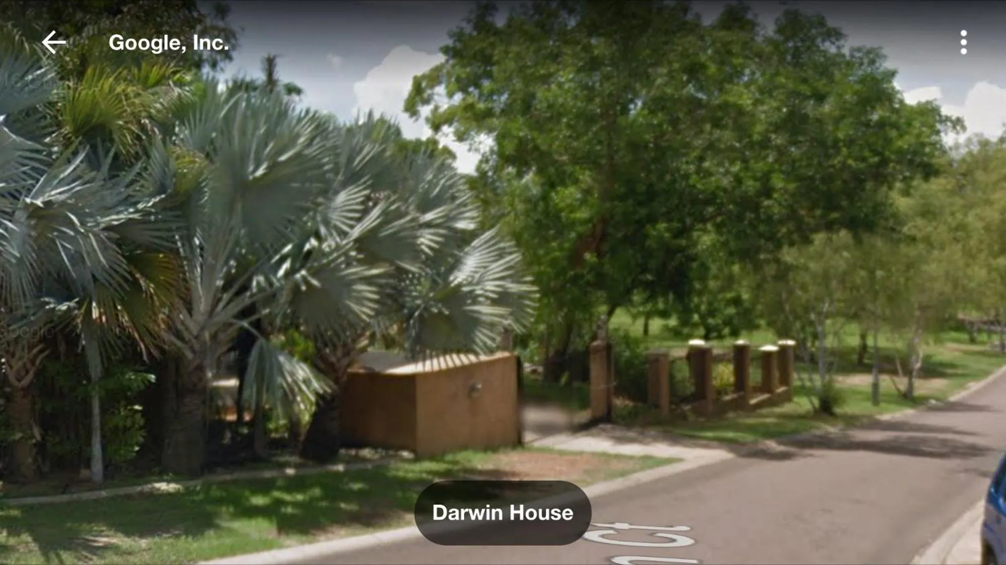 Street view in Darwin House