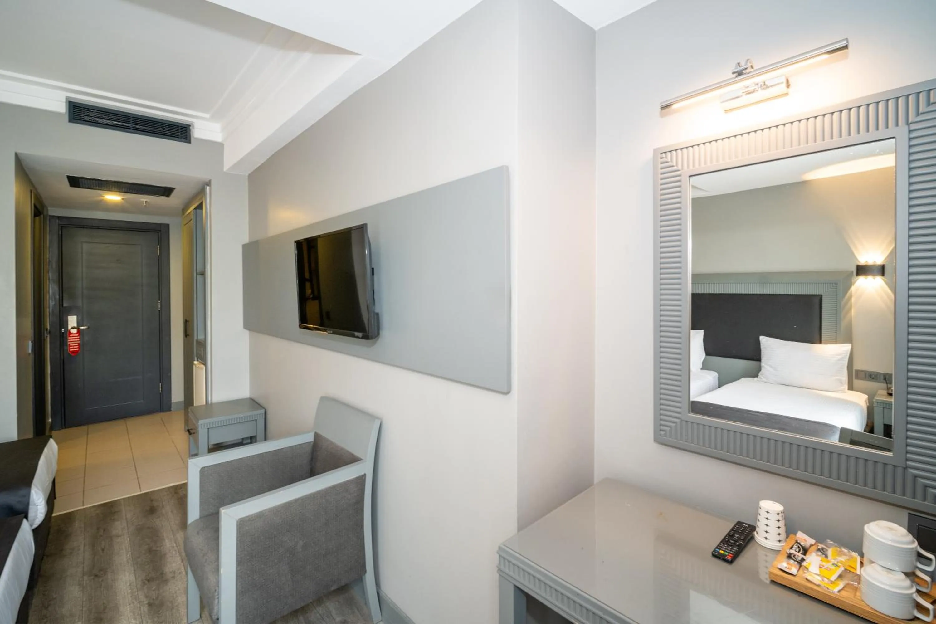 Bed in Grand S Hotel