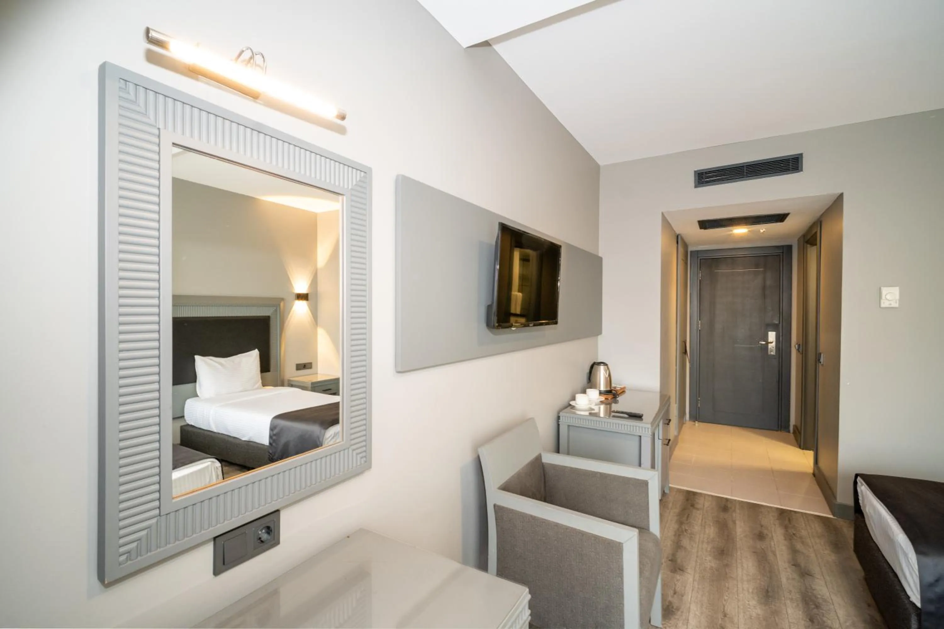 Bed in Grand S Hotel