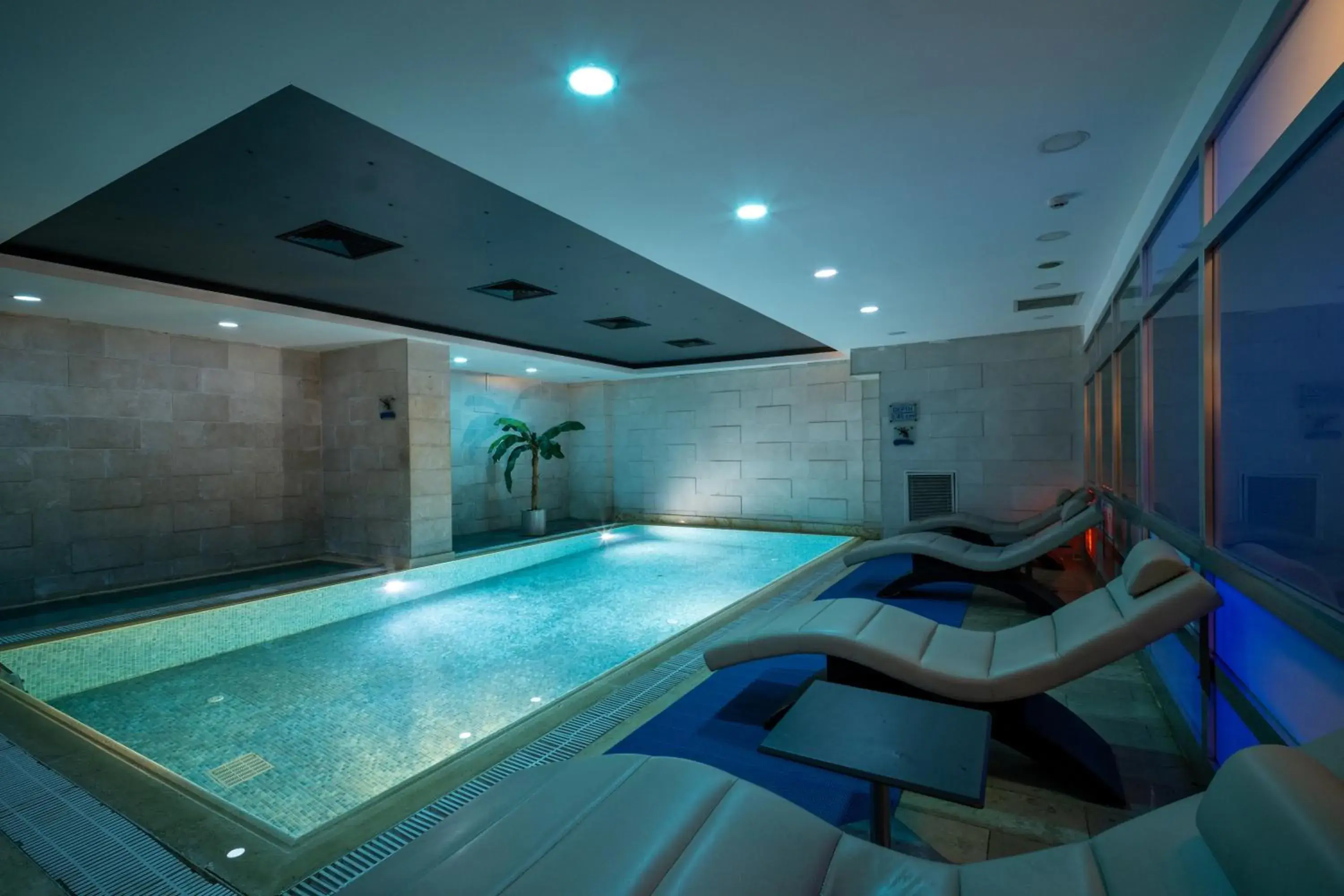 Pool view in Grand S Hotel Pool view in Grand S Hotel