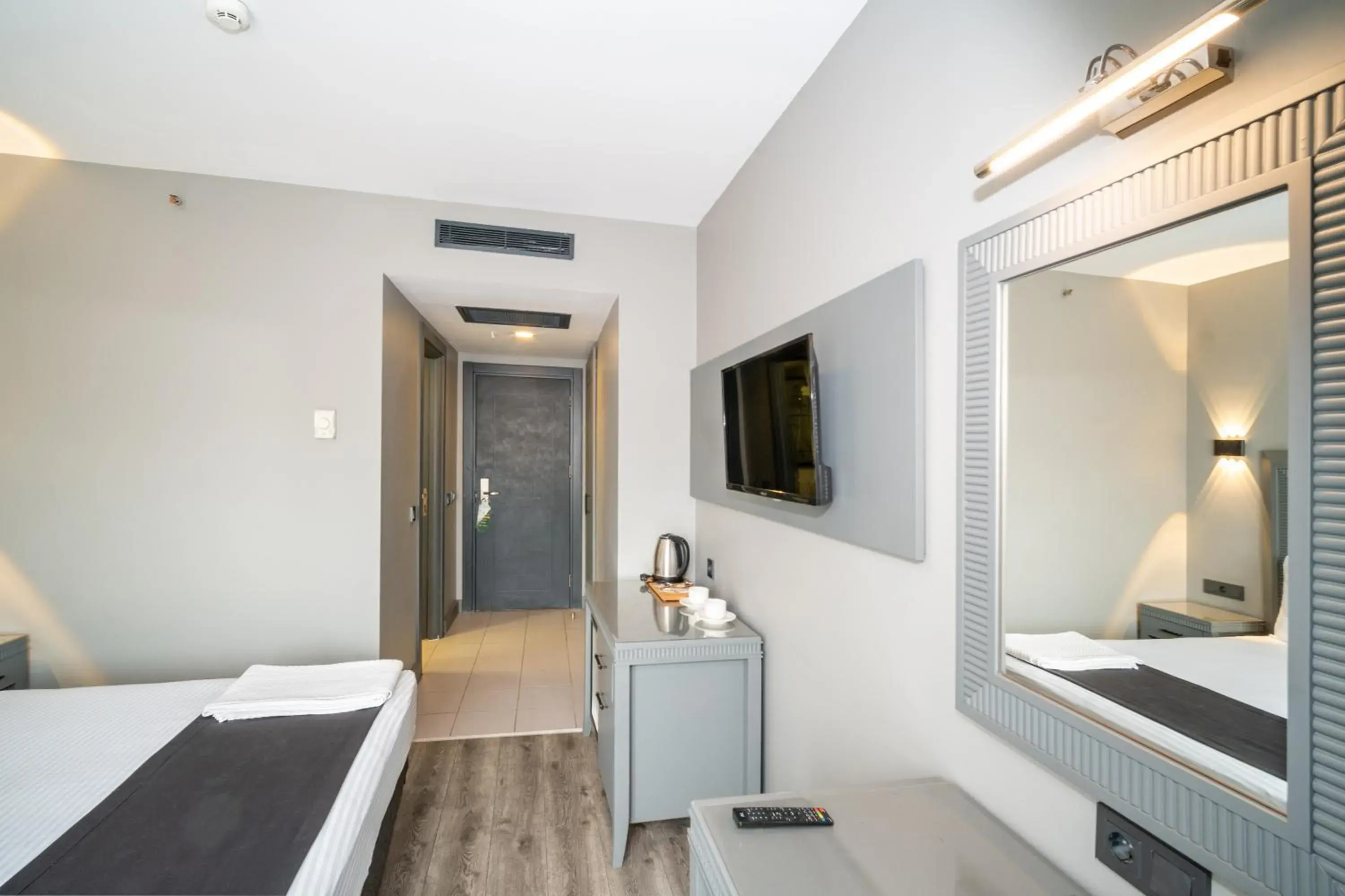 Bed in Grand S Hotel Bed in Grand S Hotel