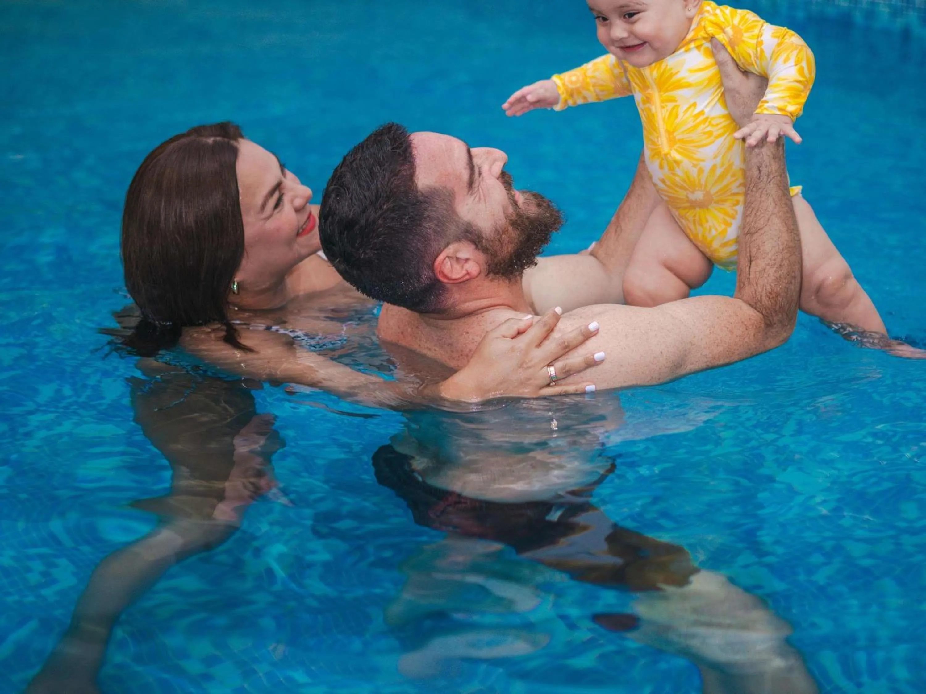 Pool view in Novotel Lima San Isidro