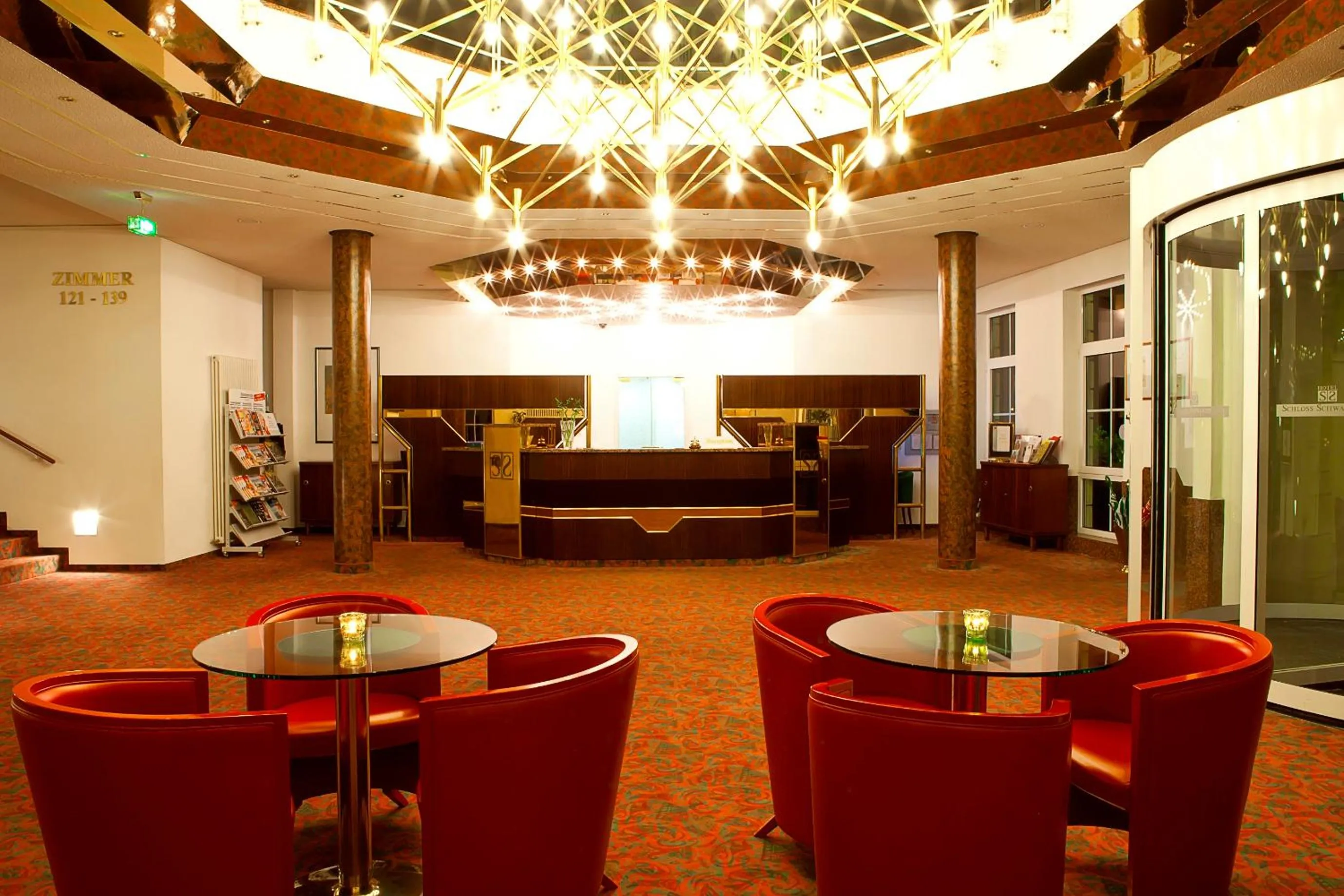 Lobby or reception in Hotel Schloss Schwarzenfeld