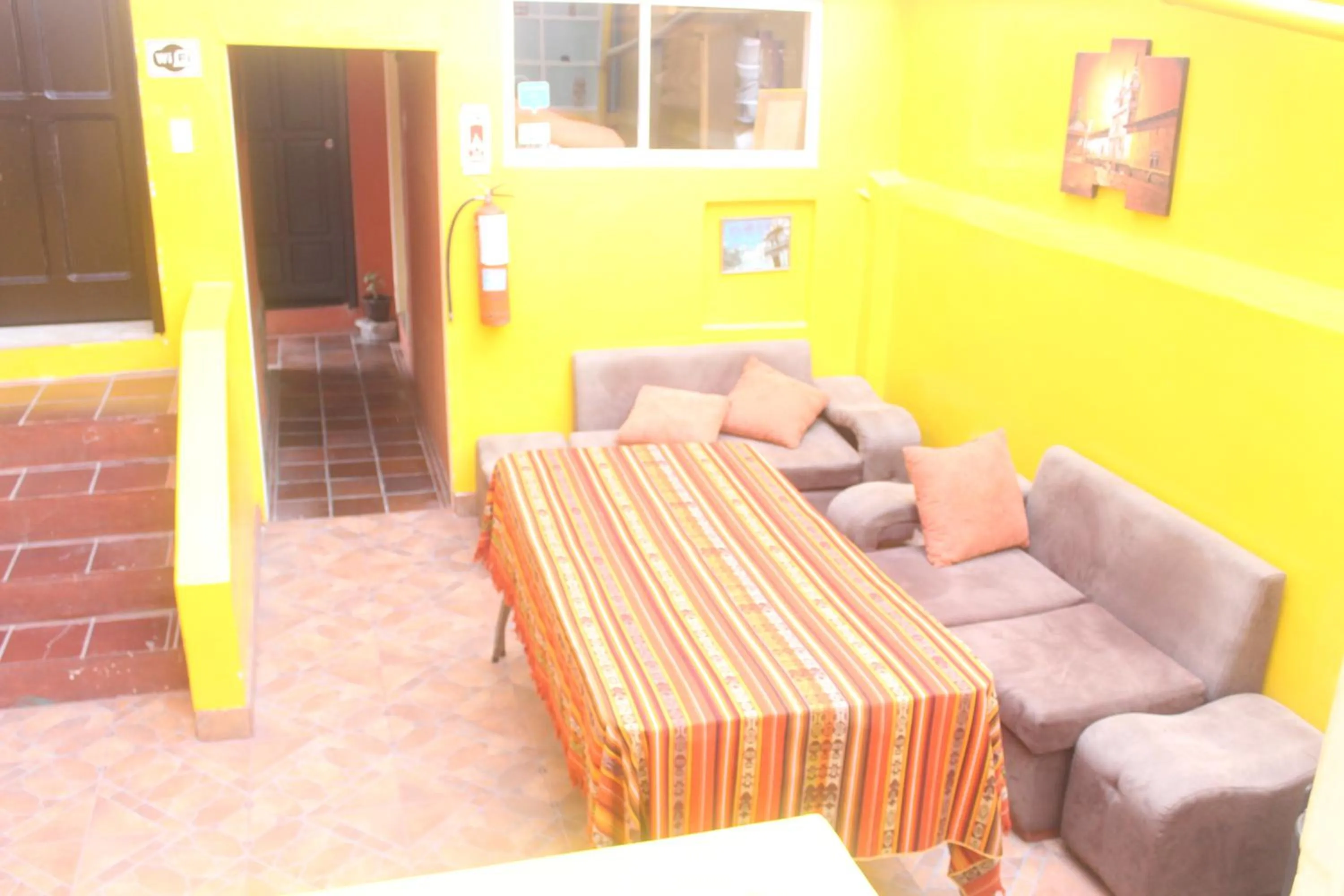 Living room in Hotel Andino