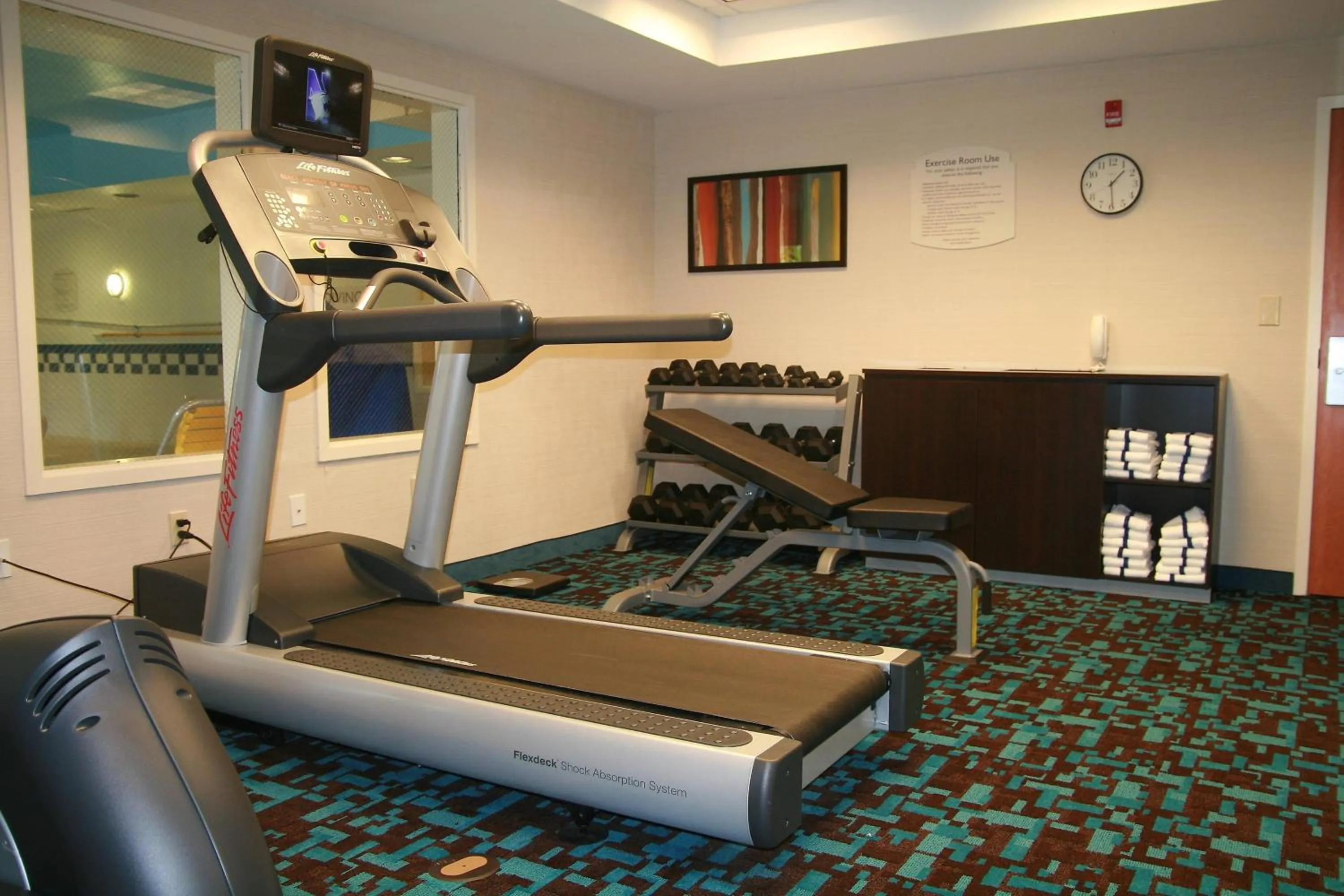 Fitness centre/facilities in Fairfield Inn and Suites by Marriott Birmingham Fultondale / I-65