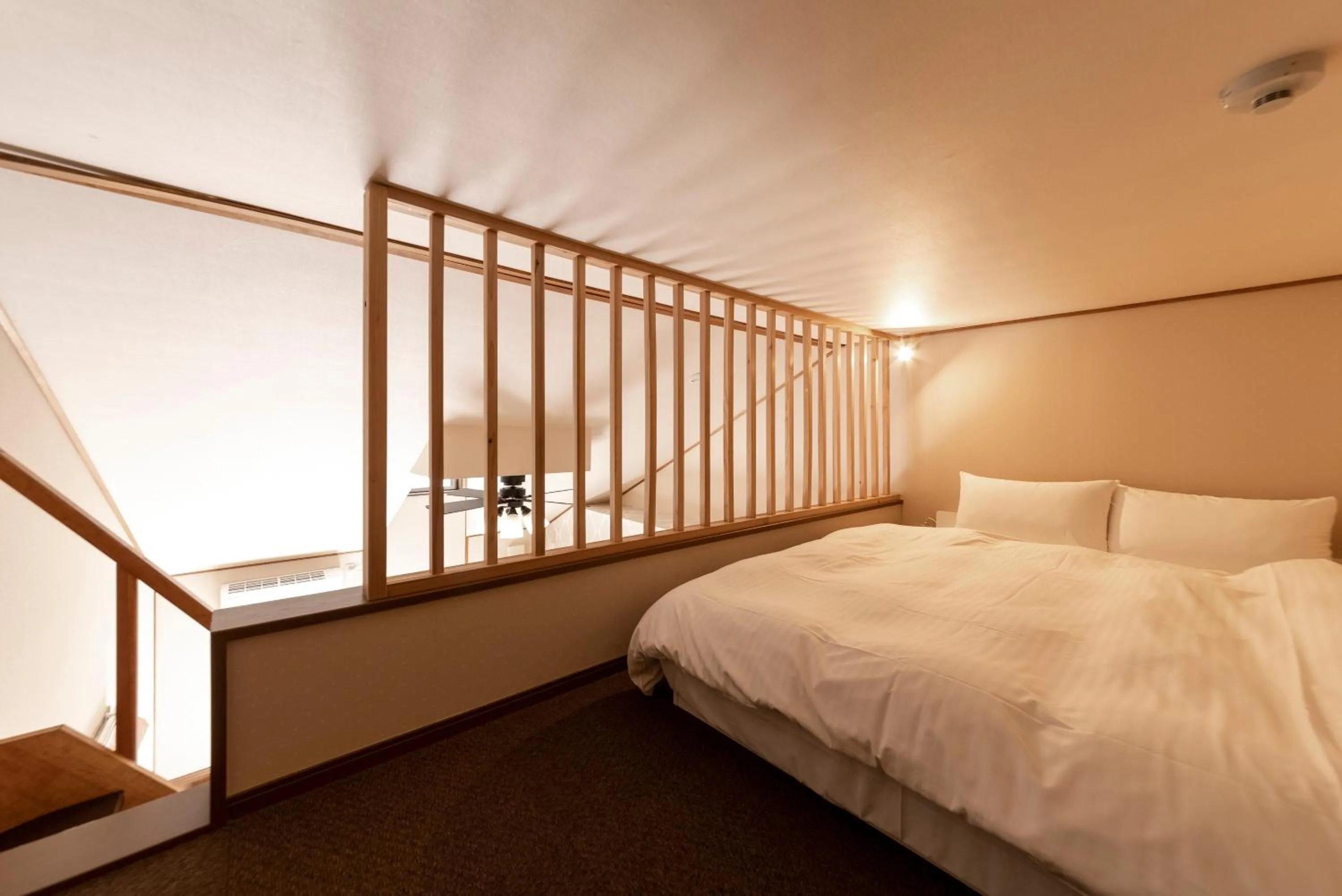 Photo of the whole room, Bed in ETAVIA Yufuin Kinrinko