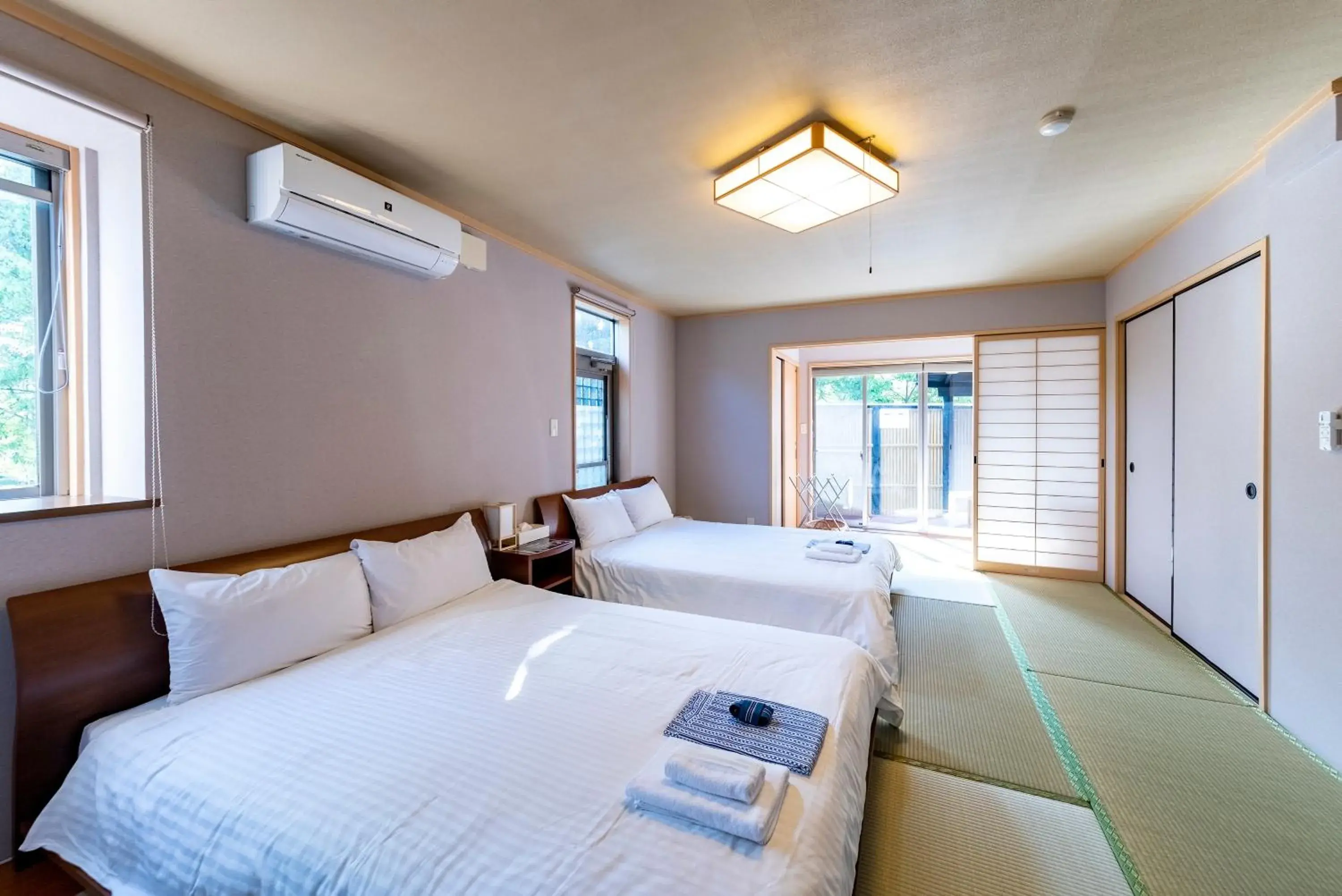 Bed in ETAVIA Yufuin Kinrinko Bed in ETAVIA Yufuin Kinrinko