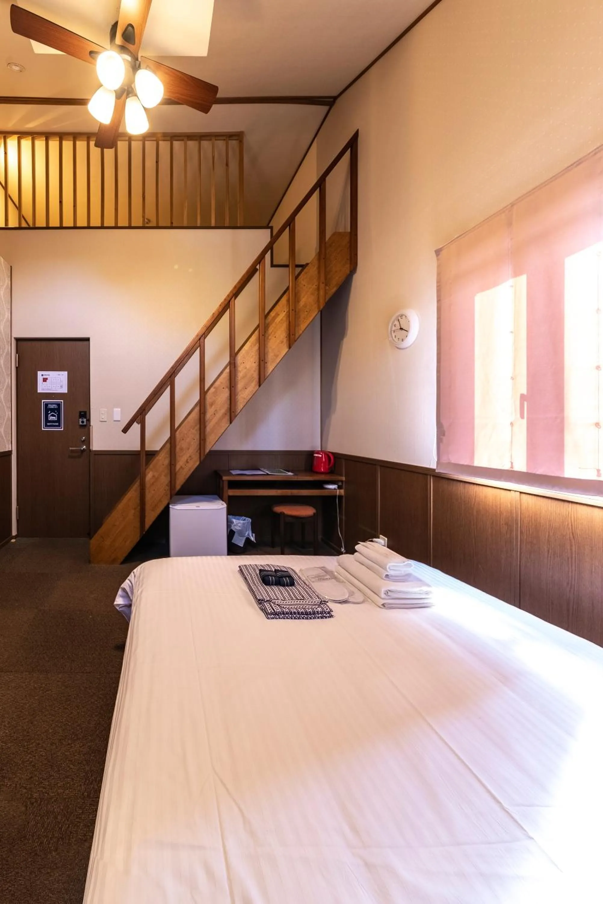 Photo of the whole room, Bed in ETAVIA Yufuin Kinrinko