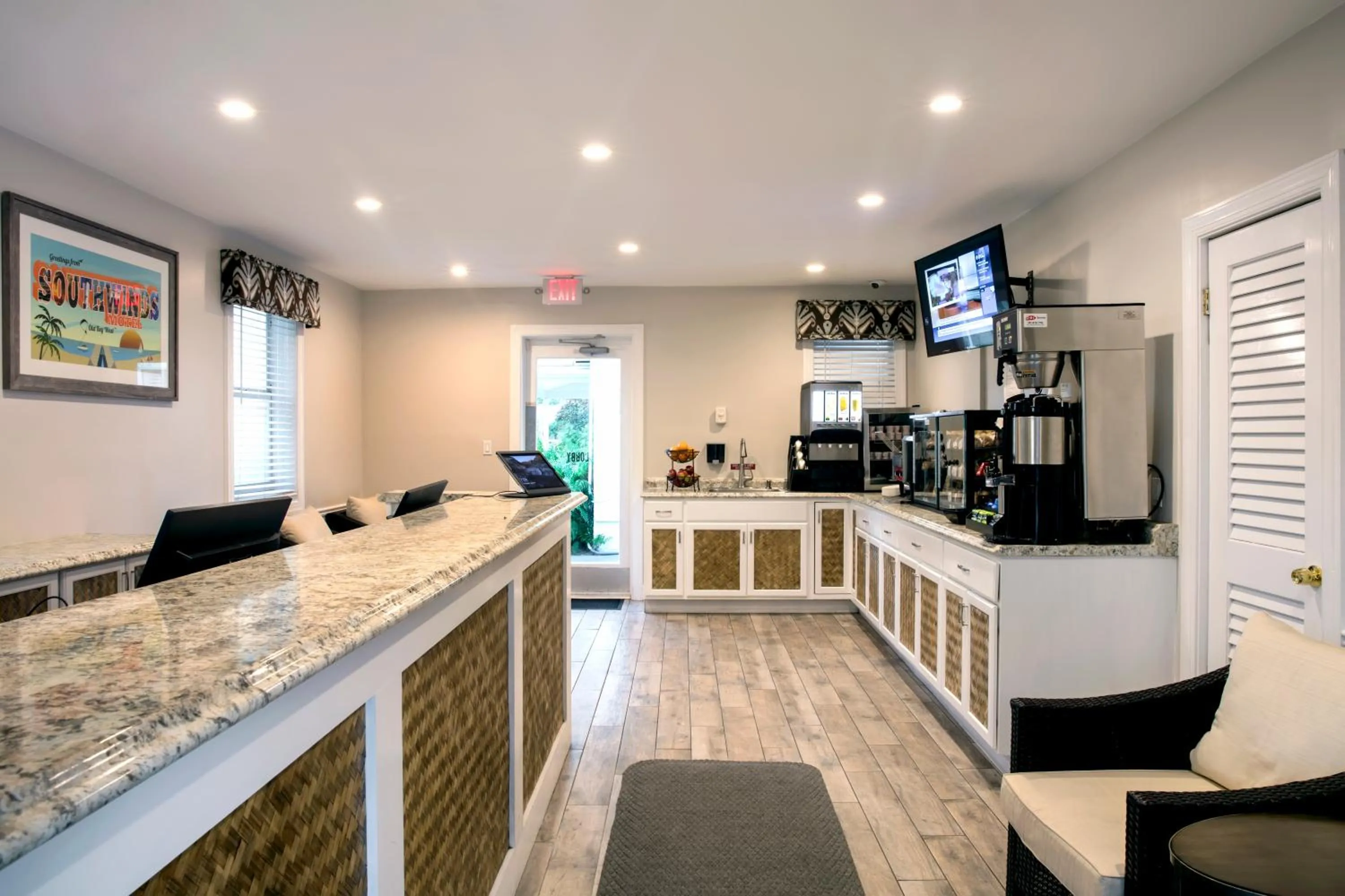 Lobby or reception in Southwinds Motel