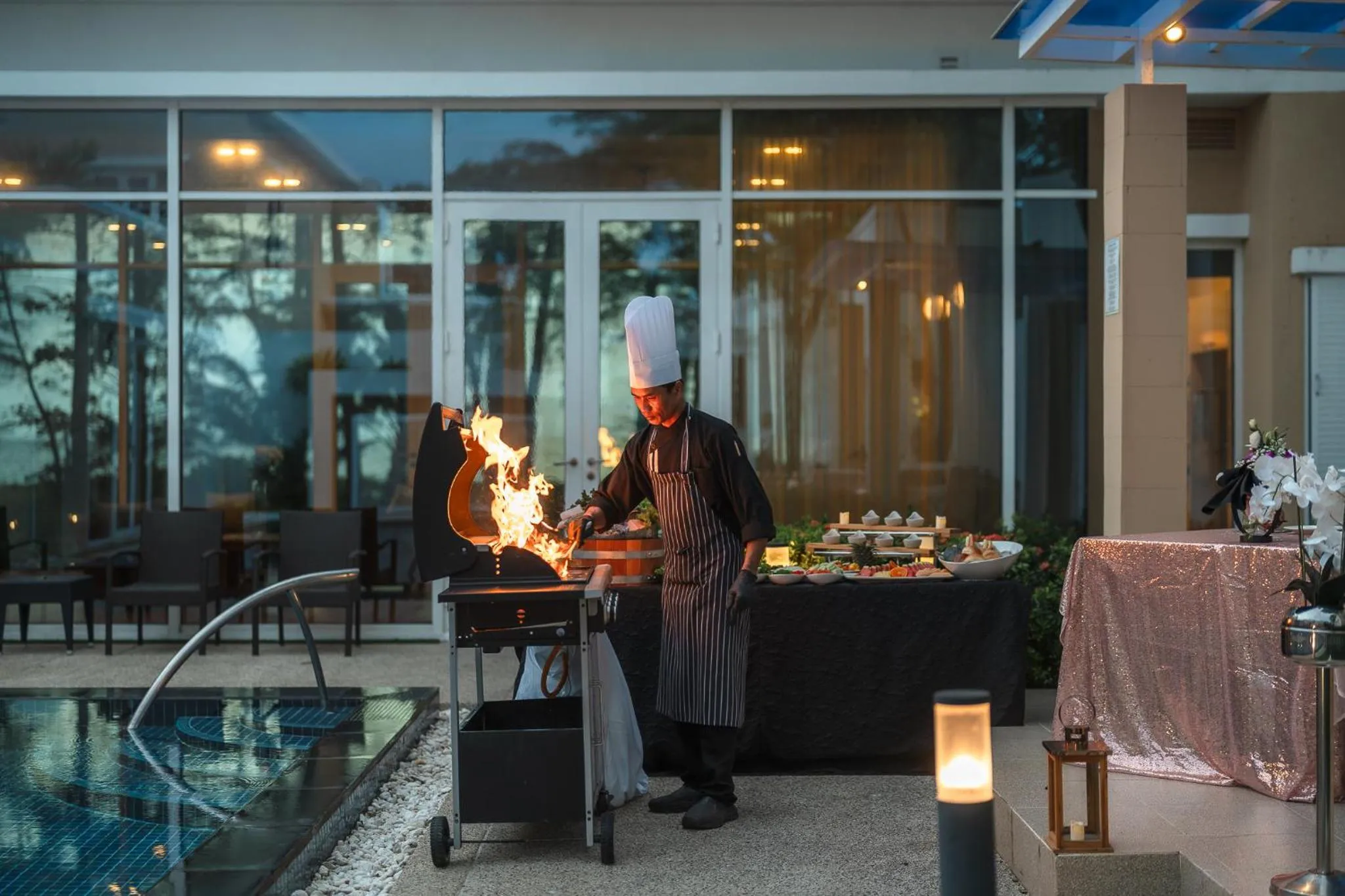 People in Splash Beach Resort Phuket Family-Friendly Water Park Resort Near Phuket Airport