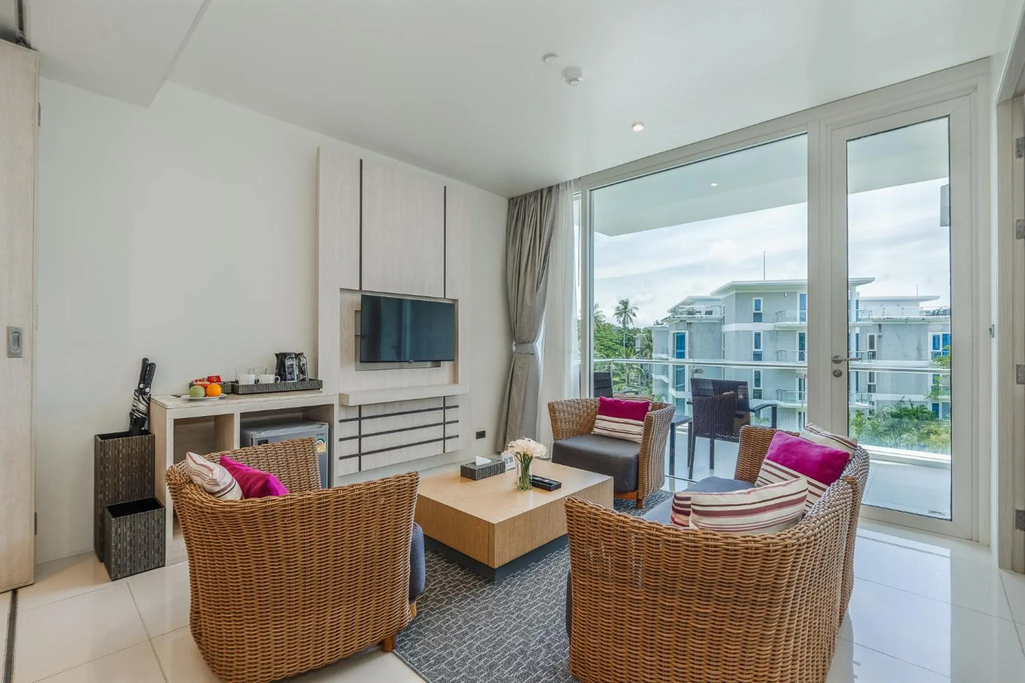 TV and multimedia in Splash Beach Resort Phuket Family-Friendly Water Park Resort Near Phuket Airport