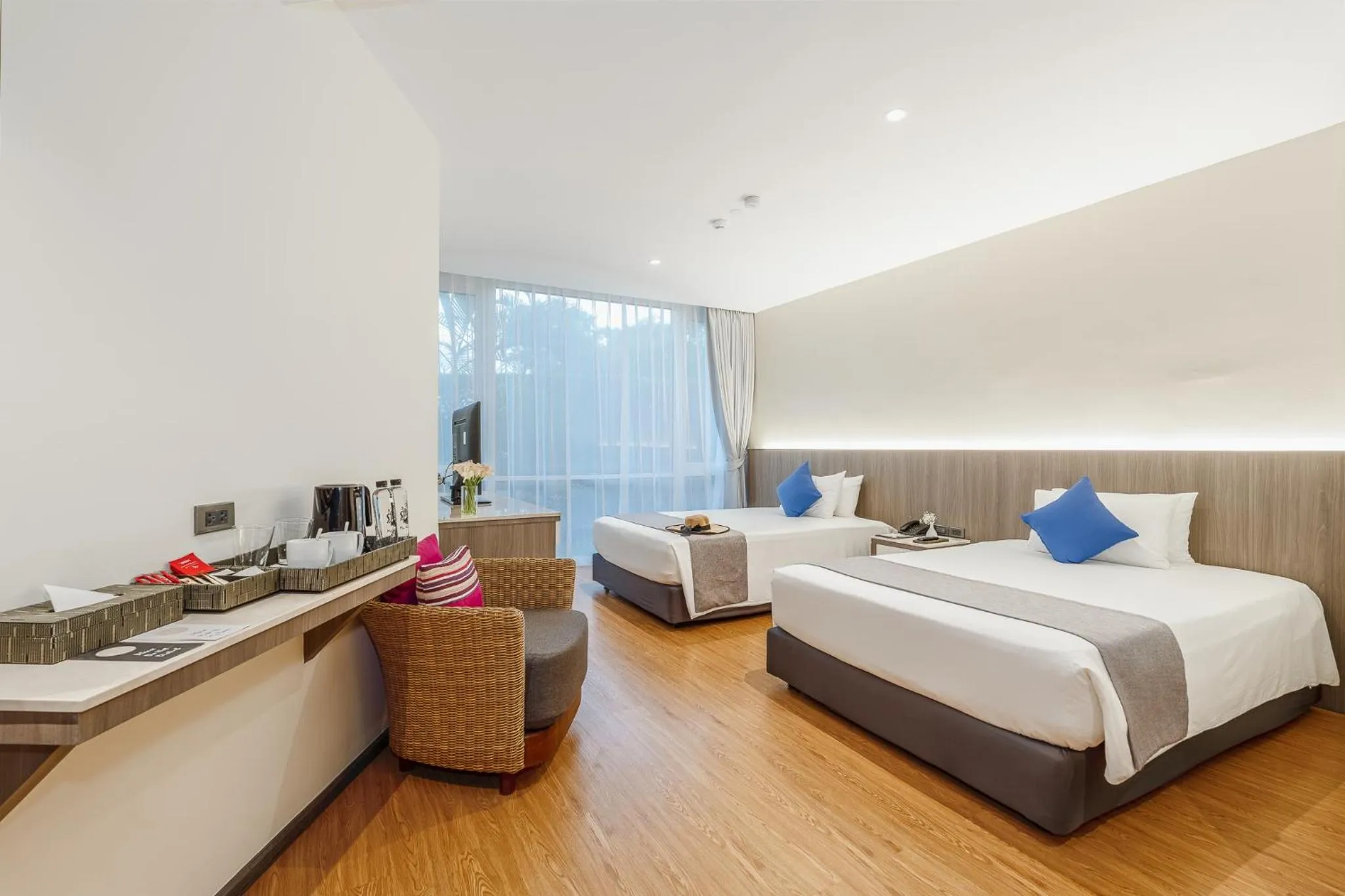 Bedroom, Bed in Splash Beach Resort Phuket Family-Friendly Water Park Resort Near Phuket Airport