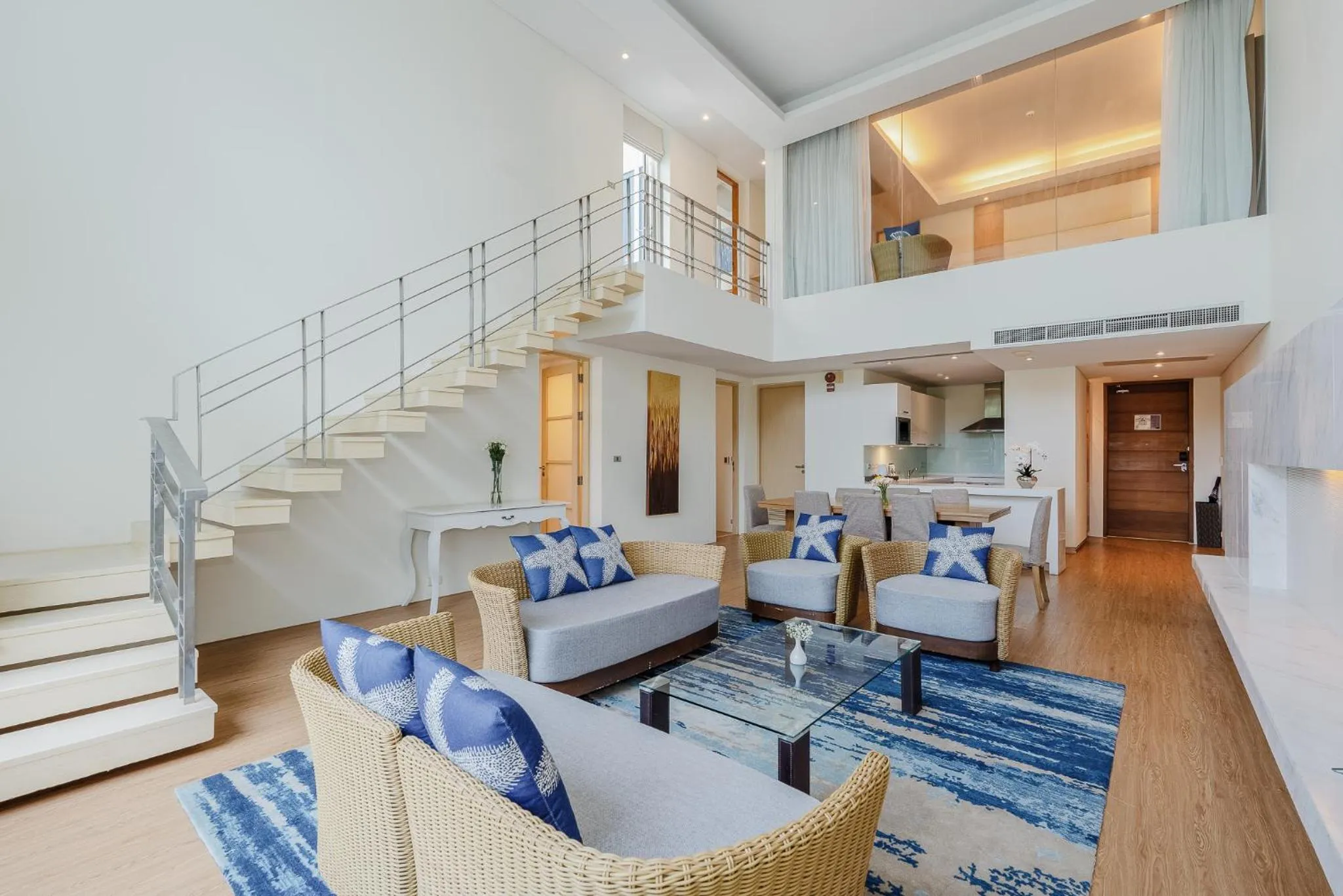 Living room in Splash Beach Resort Phuket Family-Friendly Water Park Resort Near Phuket Airport