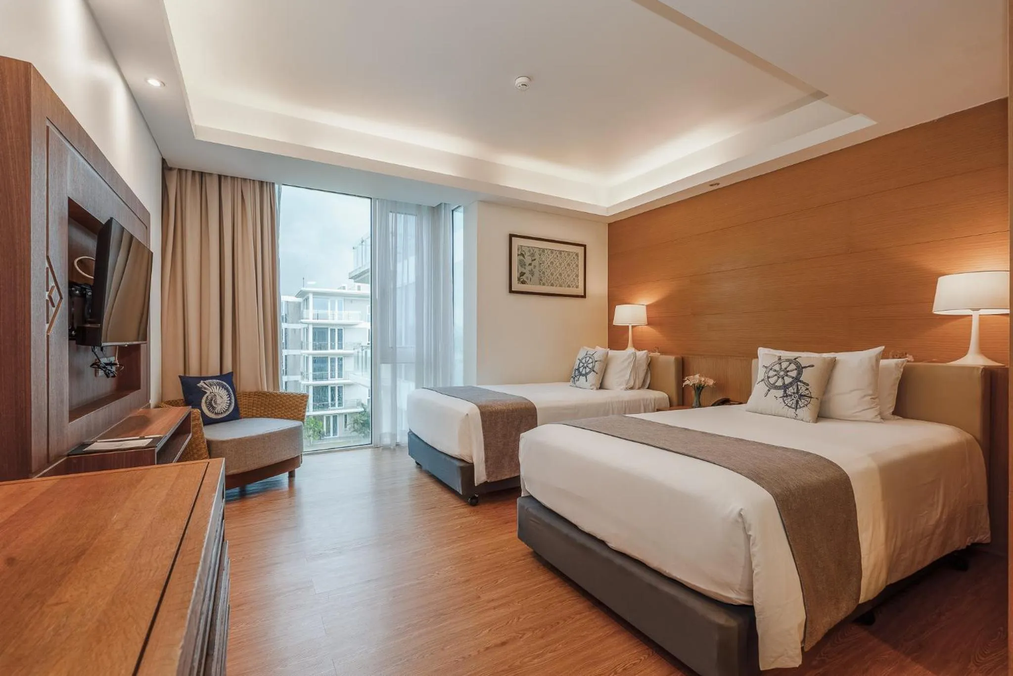 Bedroom, Bed in Splash Beach Resort Phuket Family-Friendly Water Park Resort Near Phuket Airport