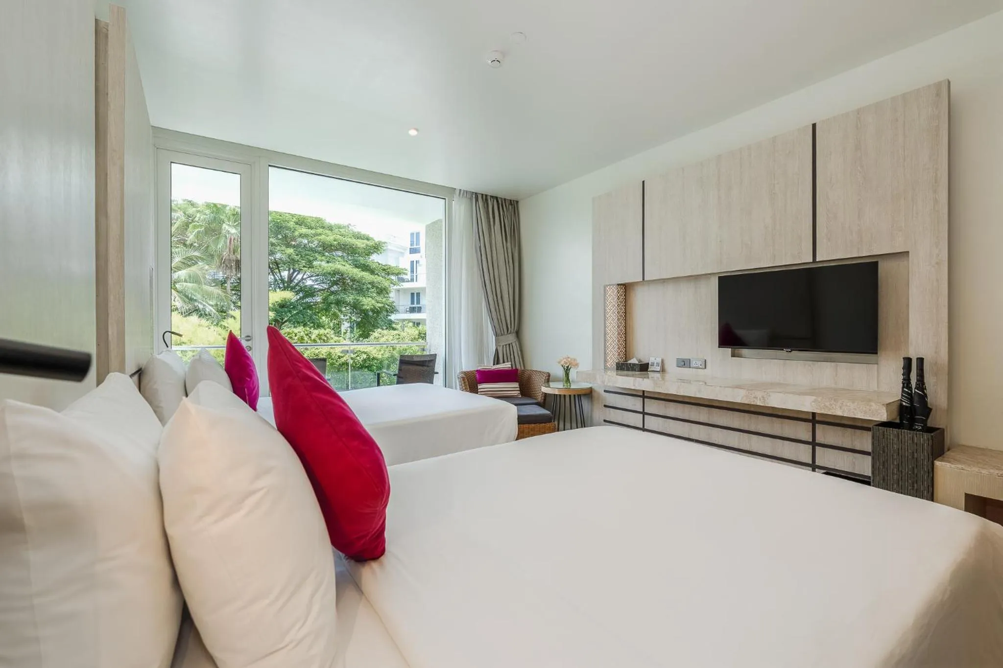 Bedroom, Bed in Splash Beach Resort Phuket Family-Friendly Water Park Resort Near Phuket Airport