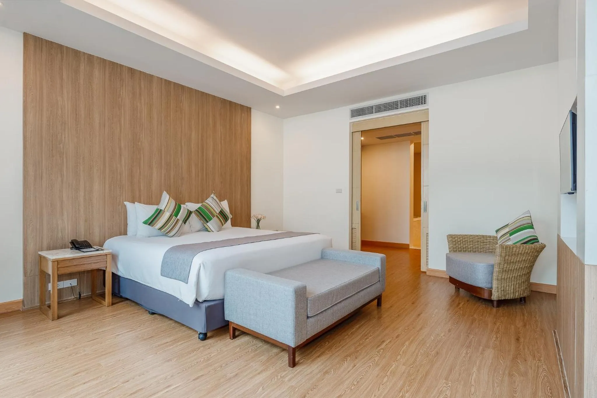 Bedroom, Bed in Splash Beach Resort Phuket Family-Friendly Water Park Resort Near Phuket Airport