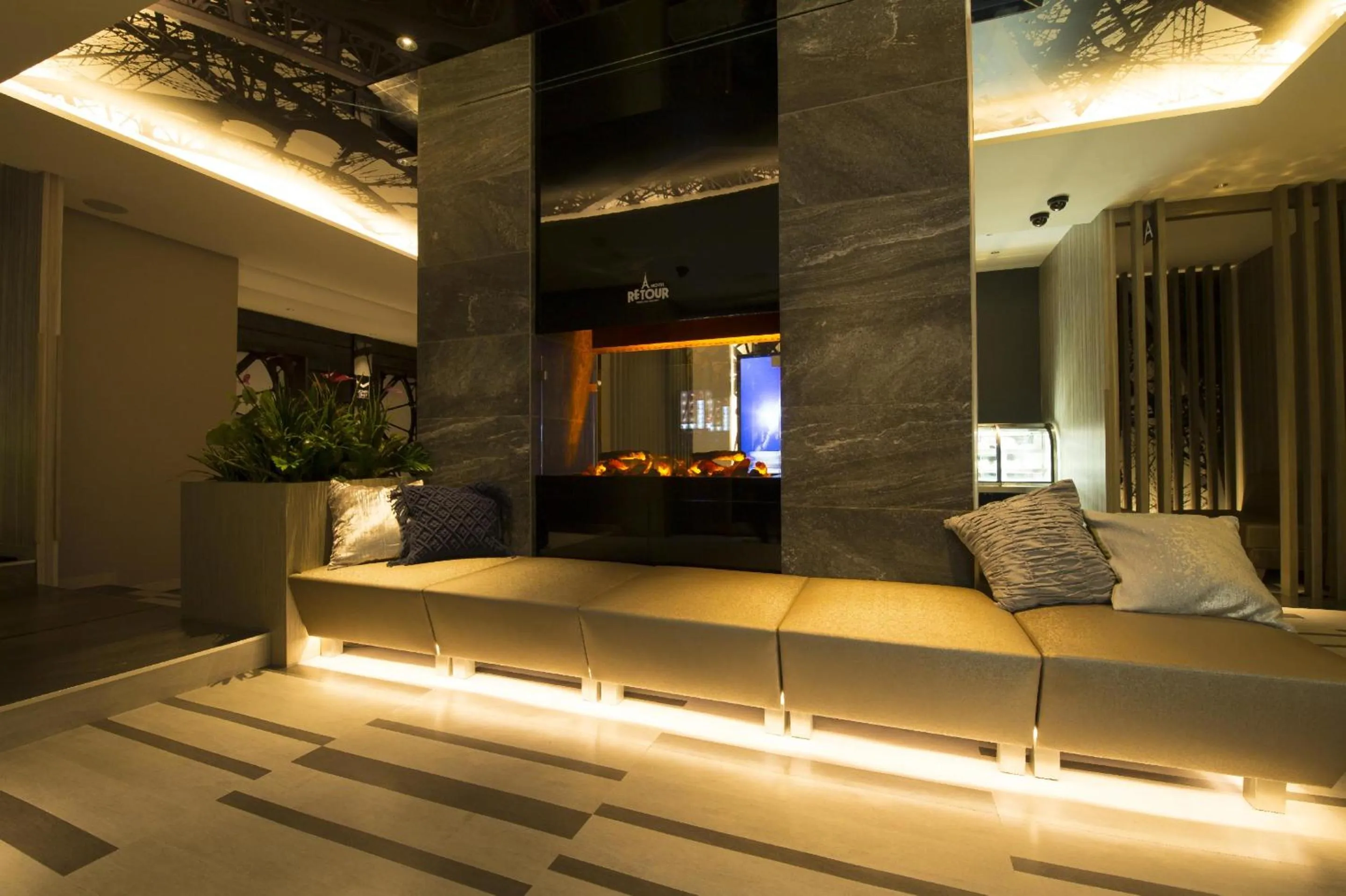 Lobby or reception in ルトゥール難波 RetourNANBA 男塾ホテルグループ