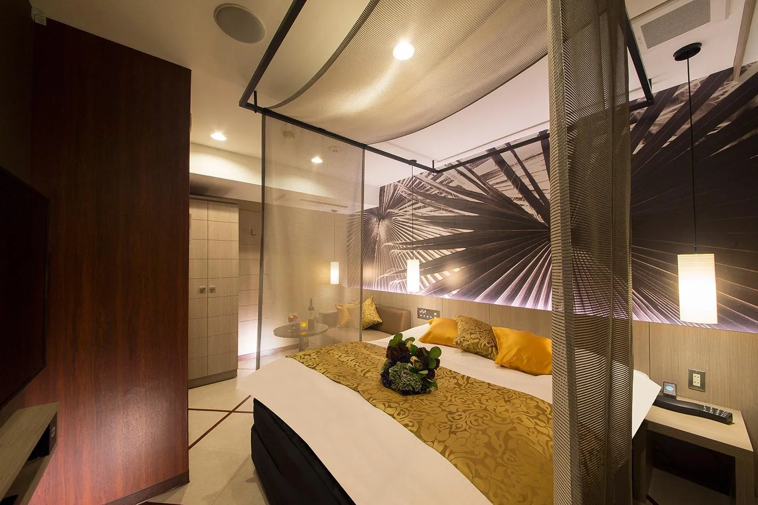 Bedroom in ルトゥール難波 RetourNANBA 男塾ホテルグループ