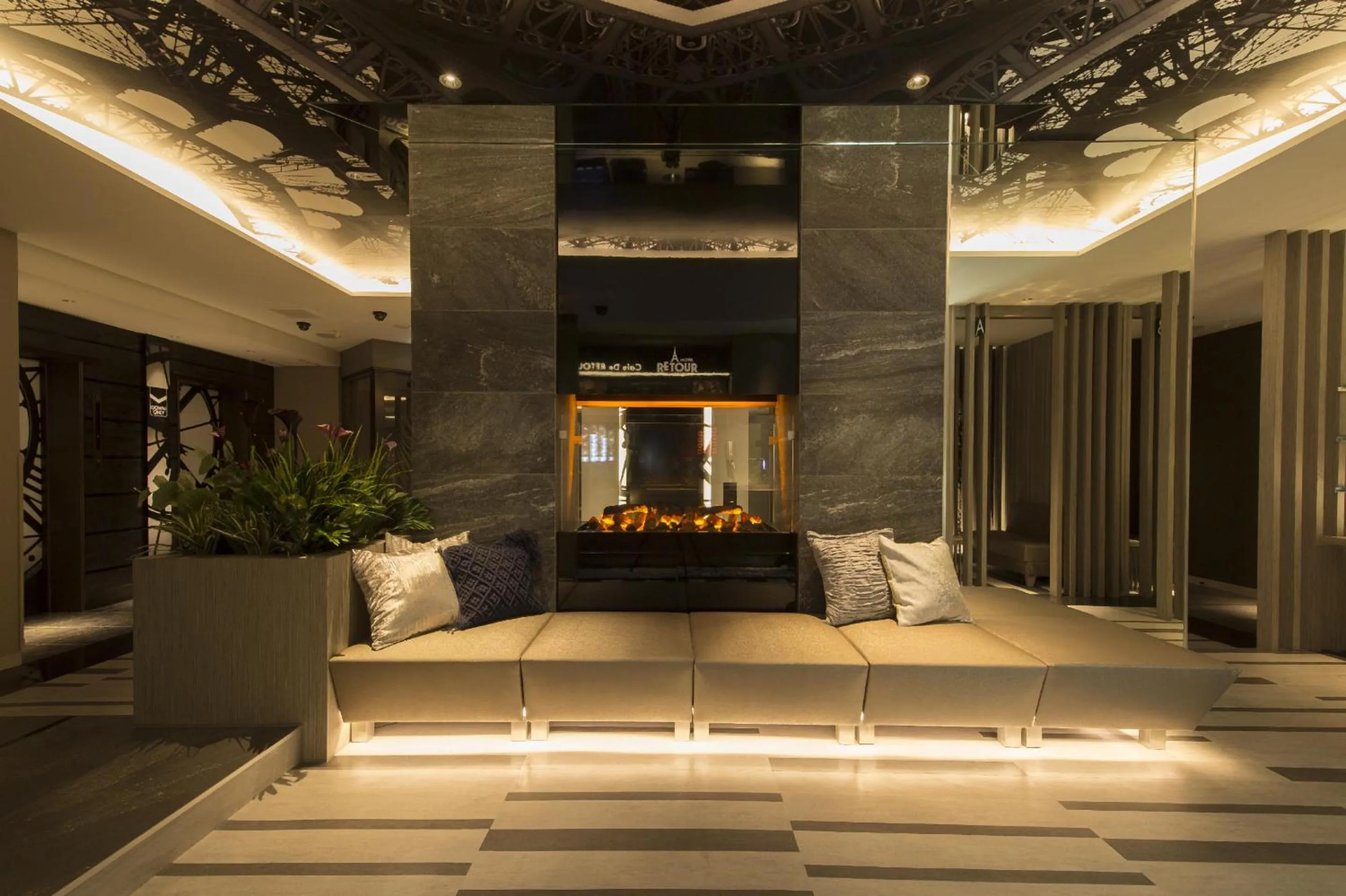 Lobby or reception in ルトゥール難波 RetourNANBA 男塾ホテルグループ