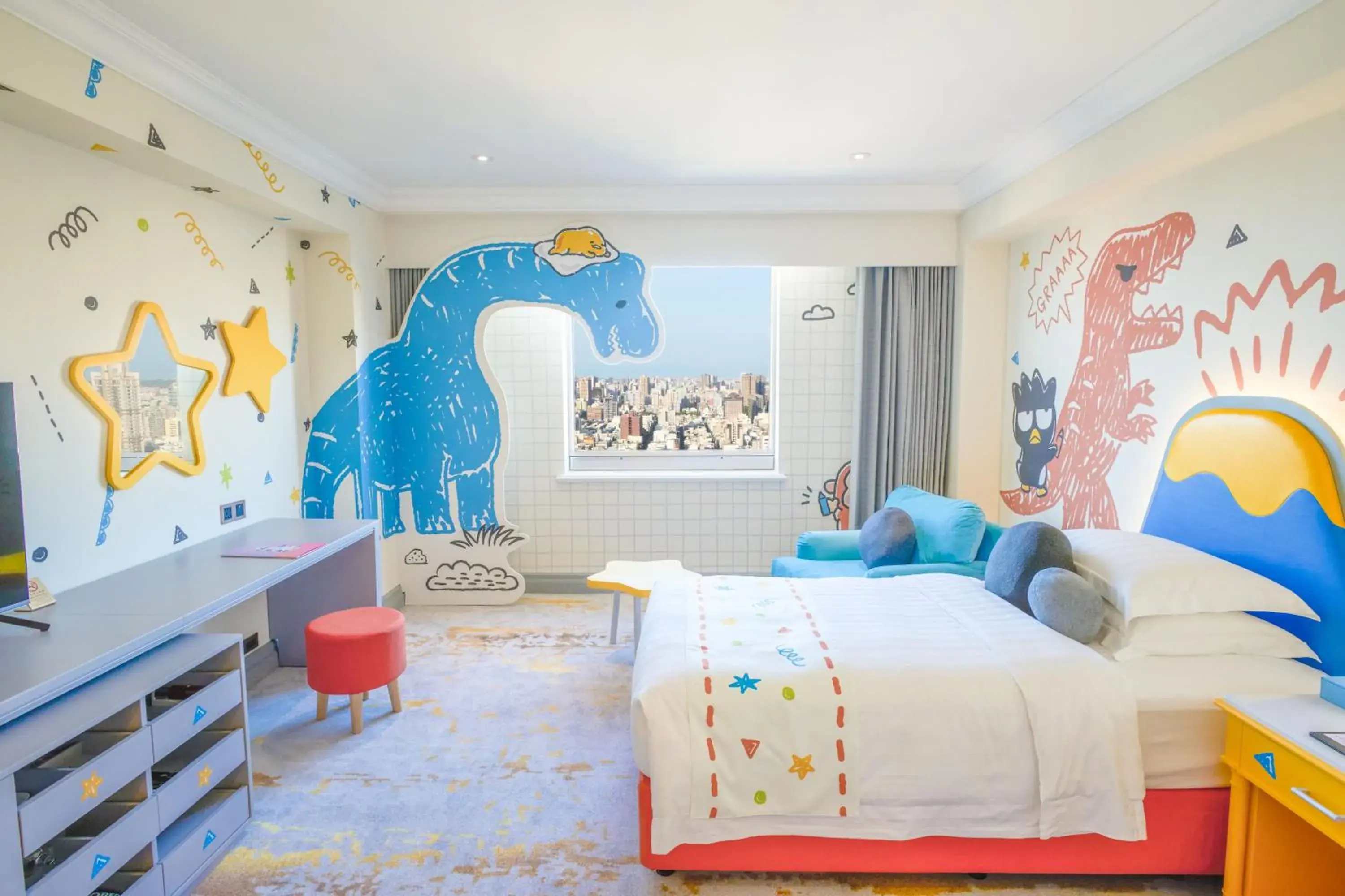 City view, Bed in Grand Hi Lai Hotel City view, Bed in Grand Hi Lai Hotel