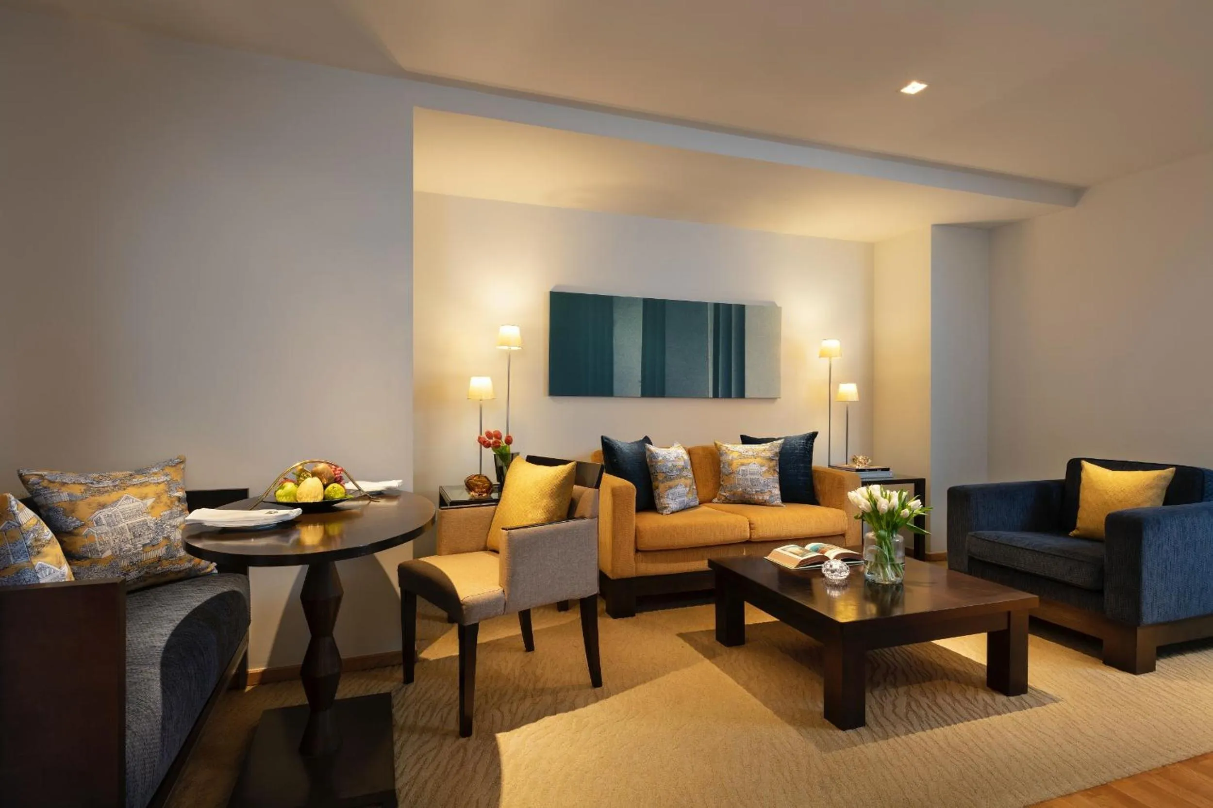 Living room in Tower Club at lebua