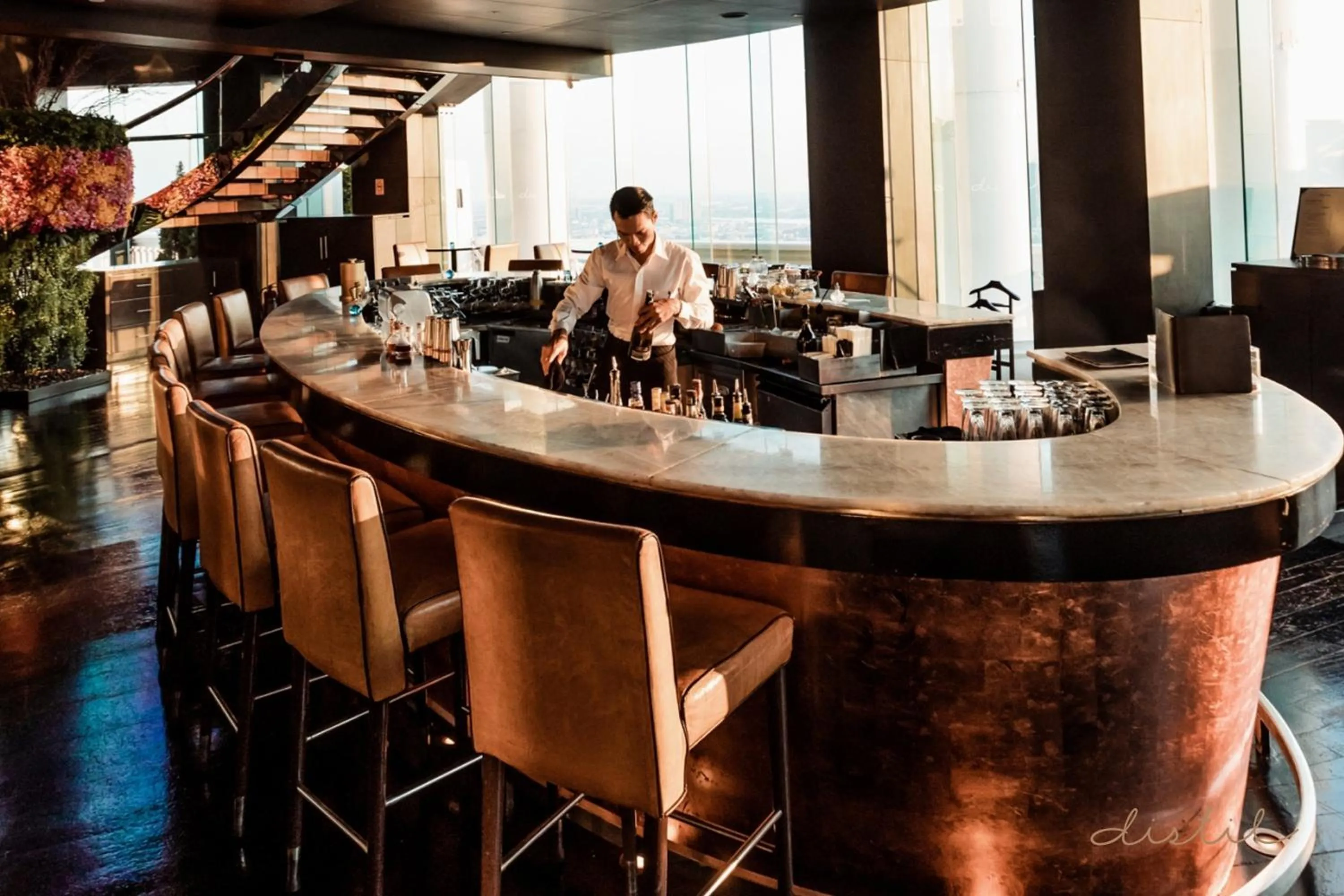 Staff in Tower Club at lebua