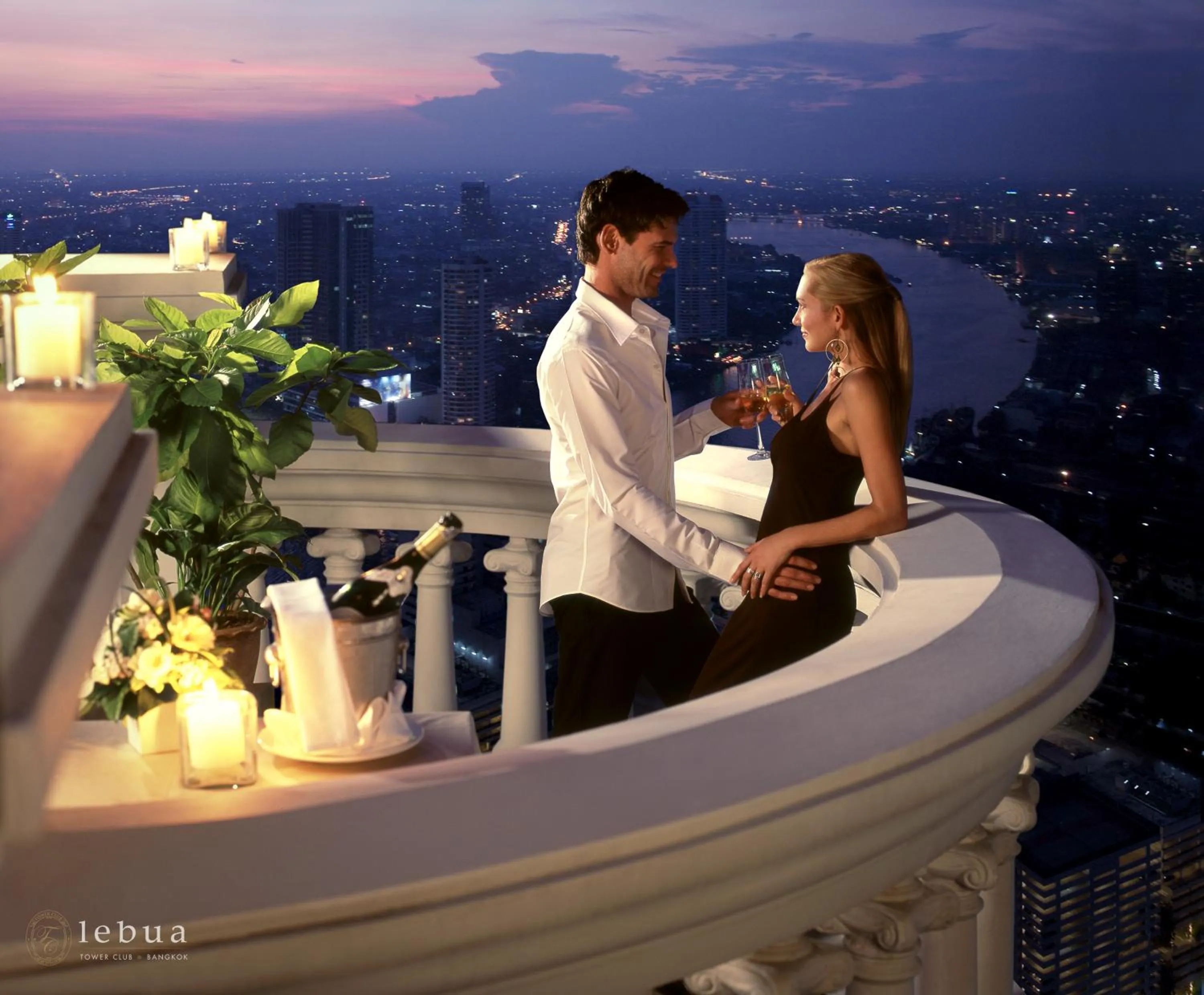 Balcony/Terrace in Tower Club at lebua