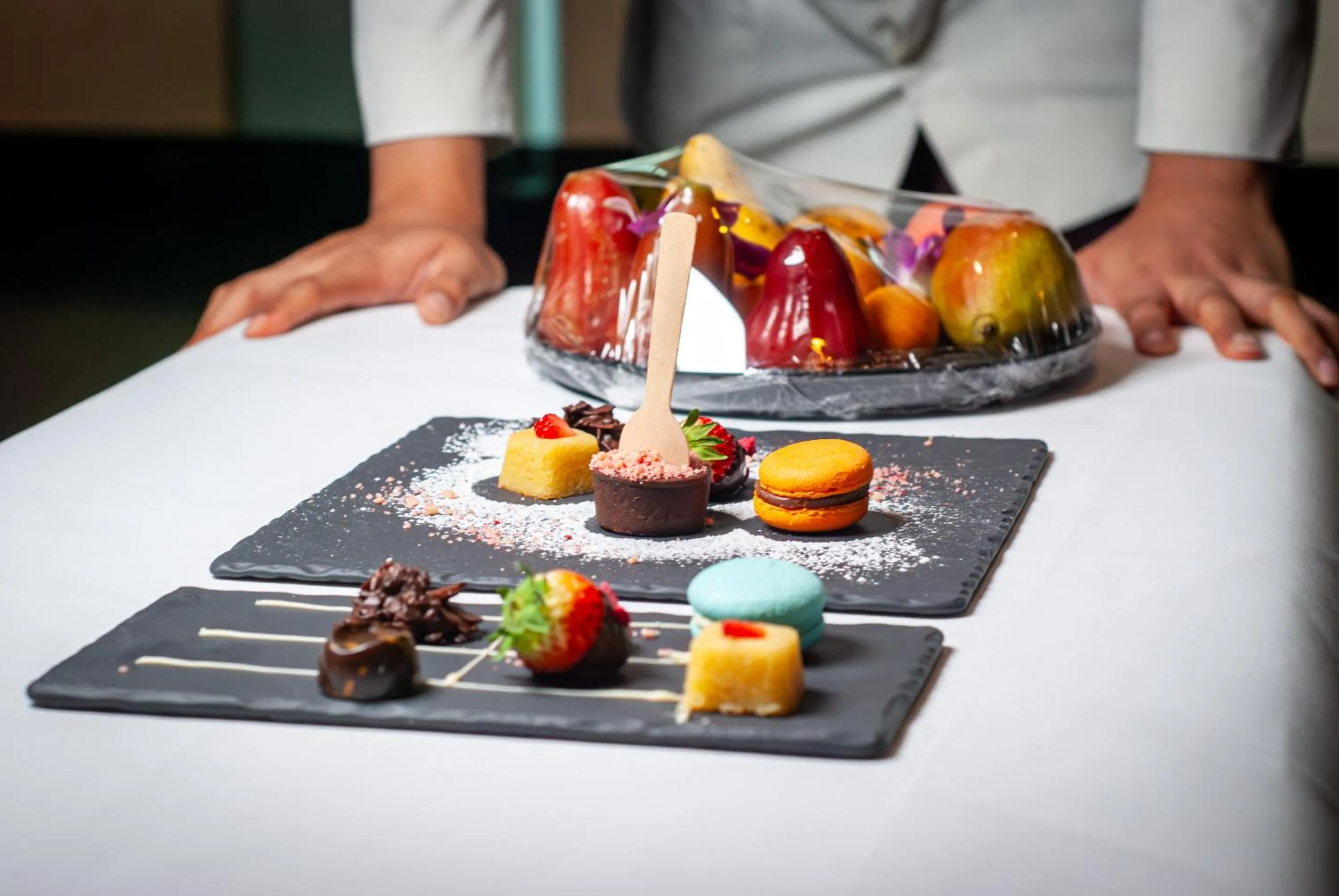 room service in Tower Club at lebua